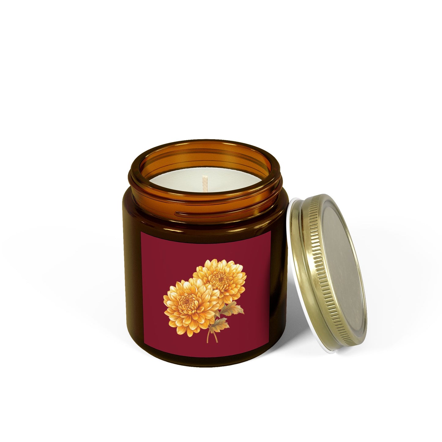 Floral Scented Candles - Hand-Poured Coconut Apricot Wax, Cozy Decor, Relaxation Gift, Home Fragrance, Gift for Her, Candle Lover