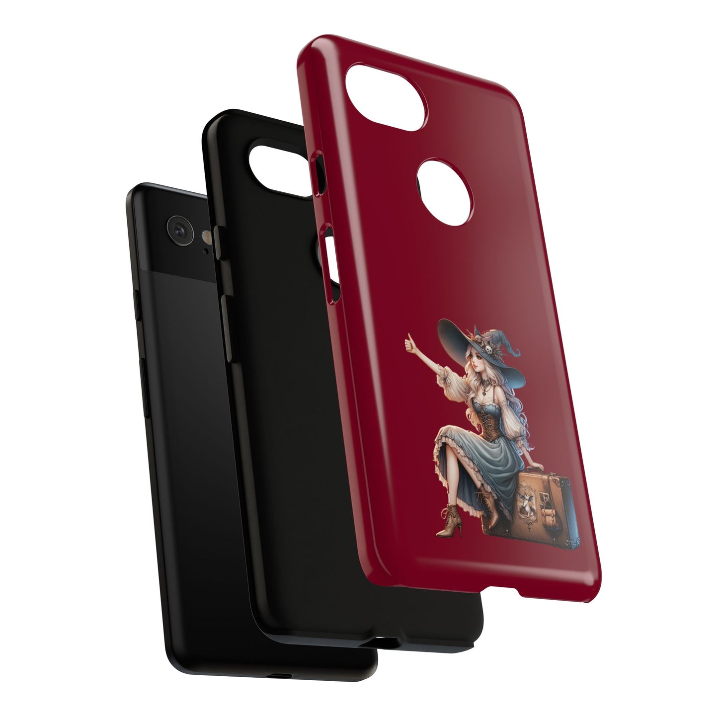 Witchy Phone Case - Magical, Durable - Halloween Gift, Cosplay Accessory, Cute Witch Design
