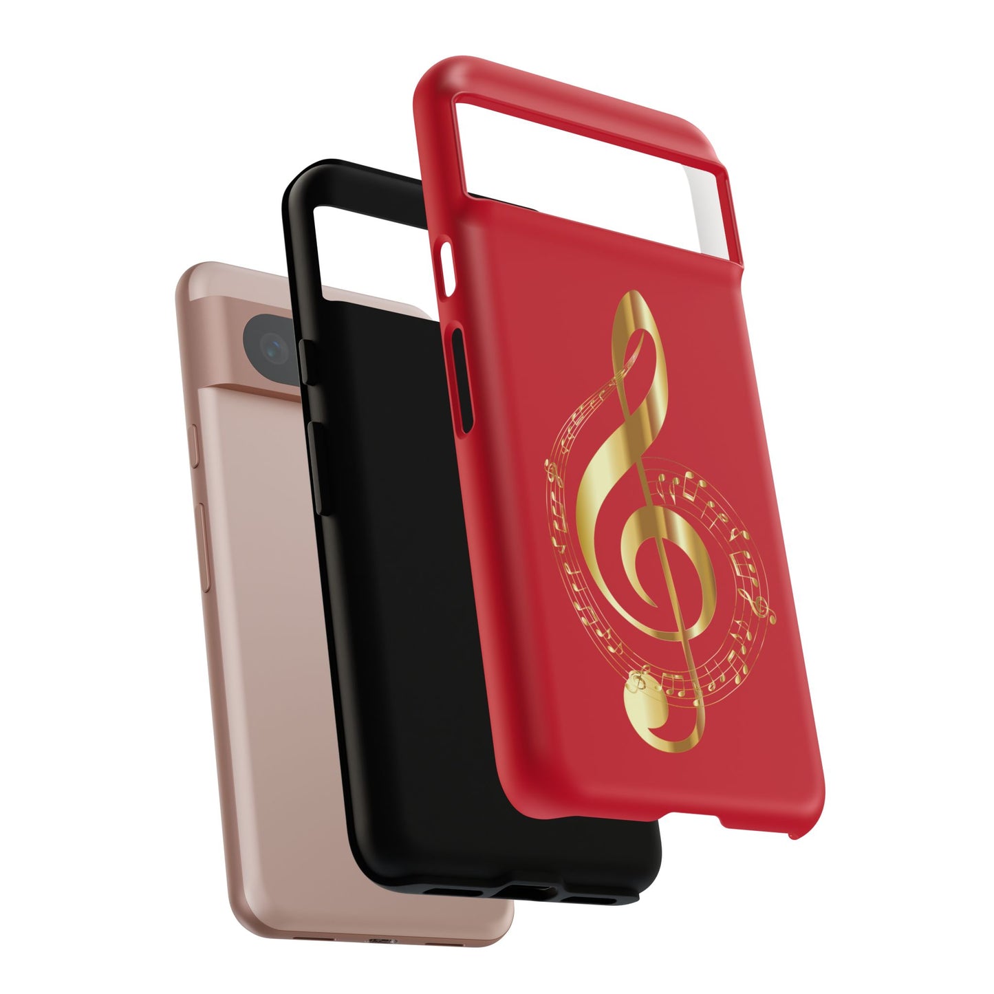 Tough Cases - Red Musical Note