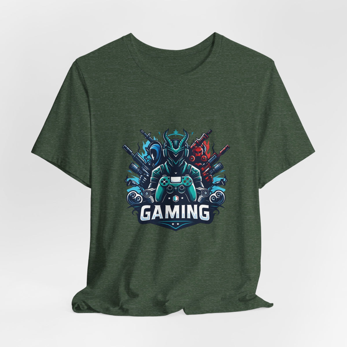 Gaming Controller Emblem Tee — Esports Gamer Graphic T-Shirt