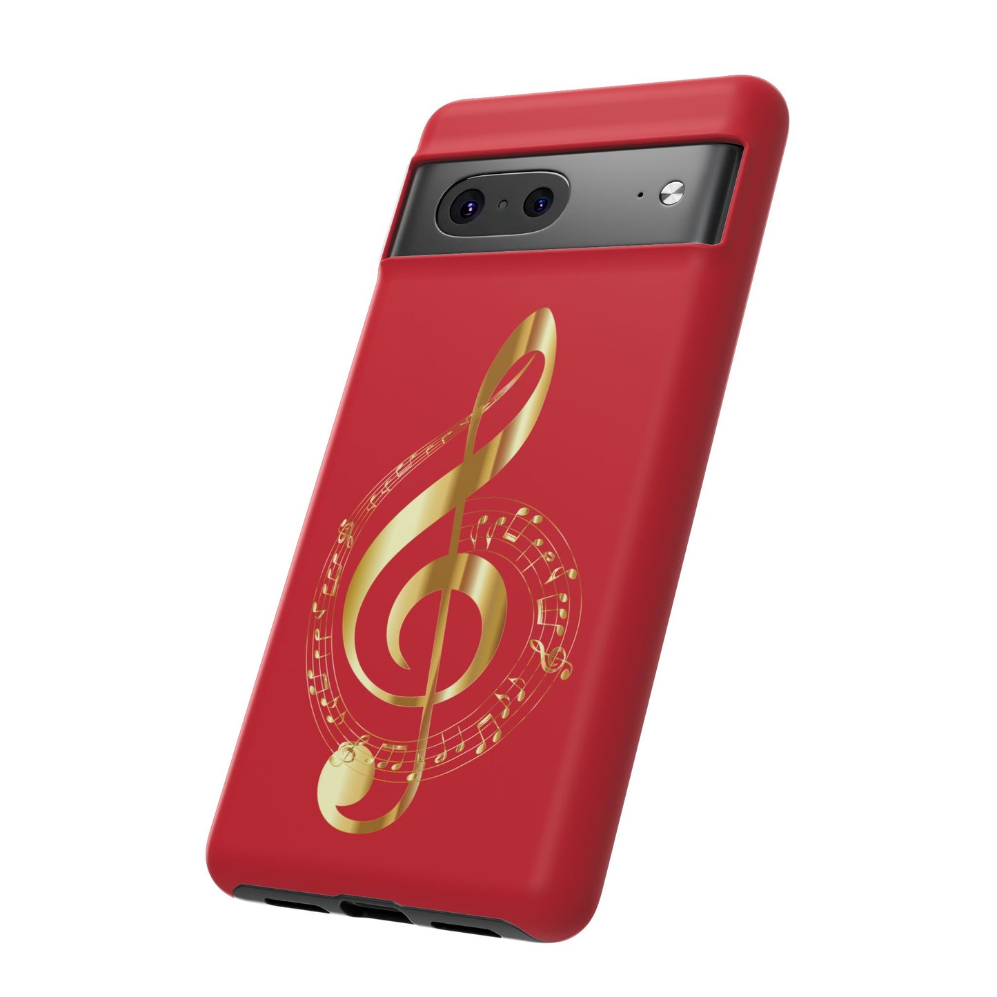 Tough Cases - Red Musical Note
