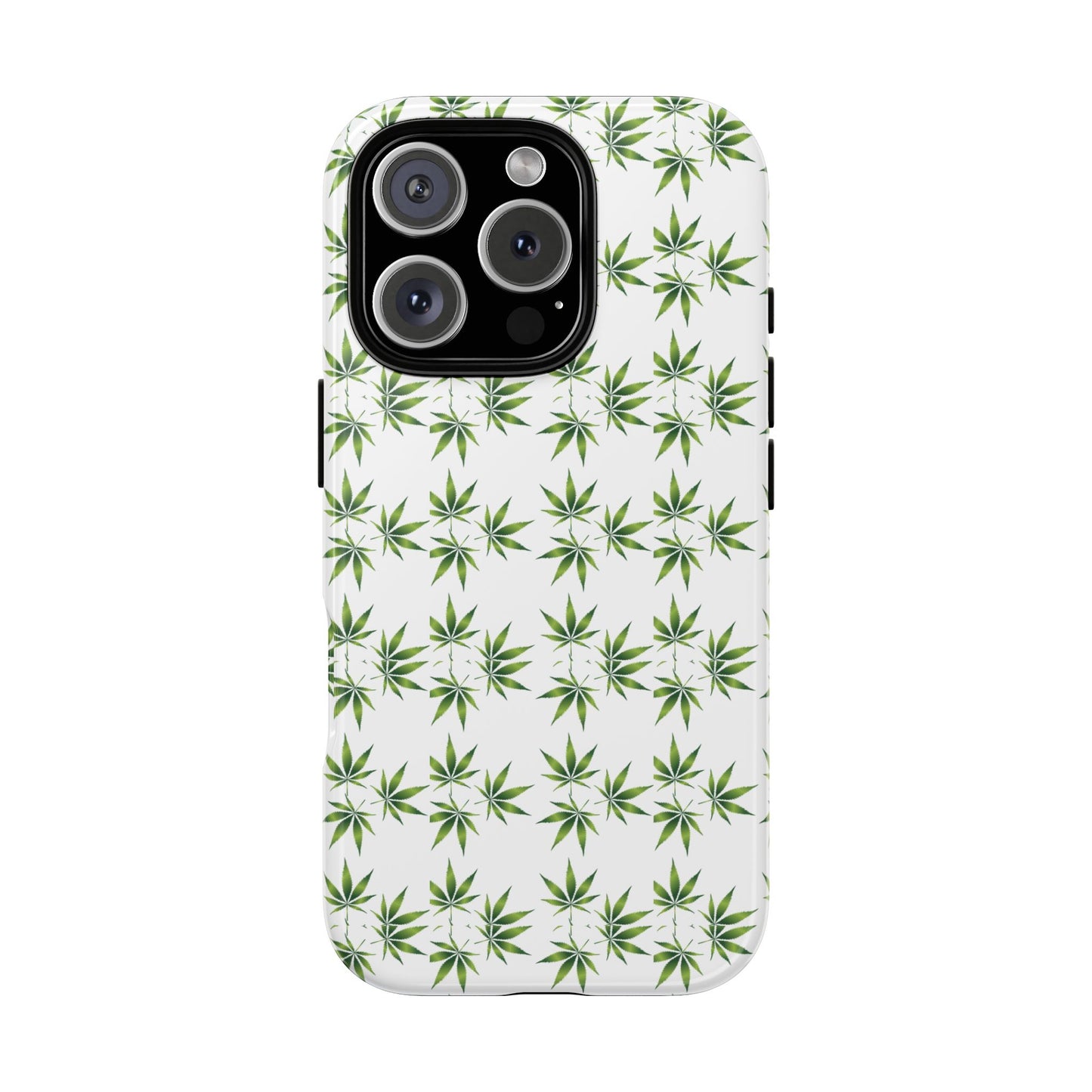 Stylish Phone Case with Cannabis Leaf Design, Durable Phone Cover, Gift for Stoner Friends, Unique Phone Accessory, Nature-Inspired Design