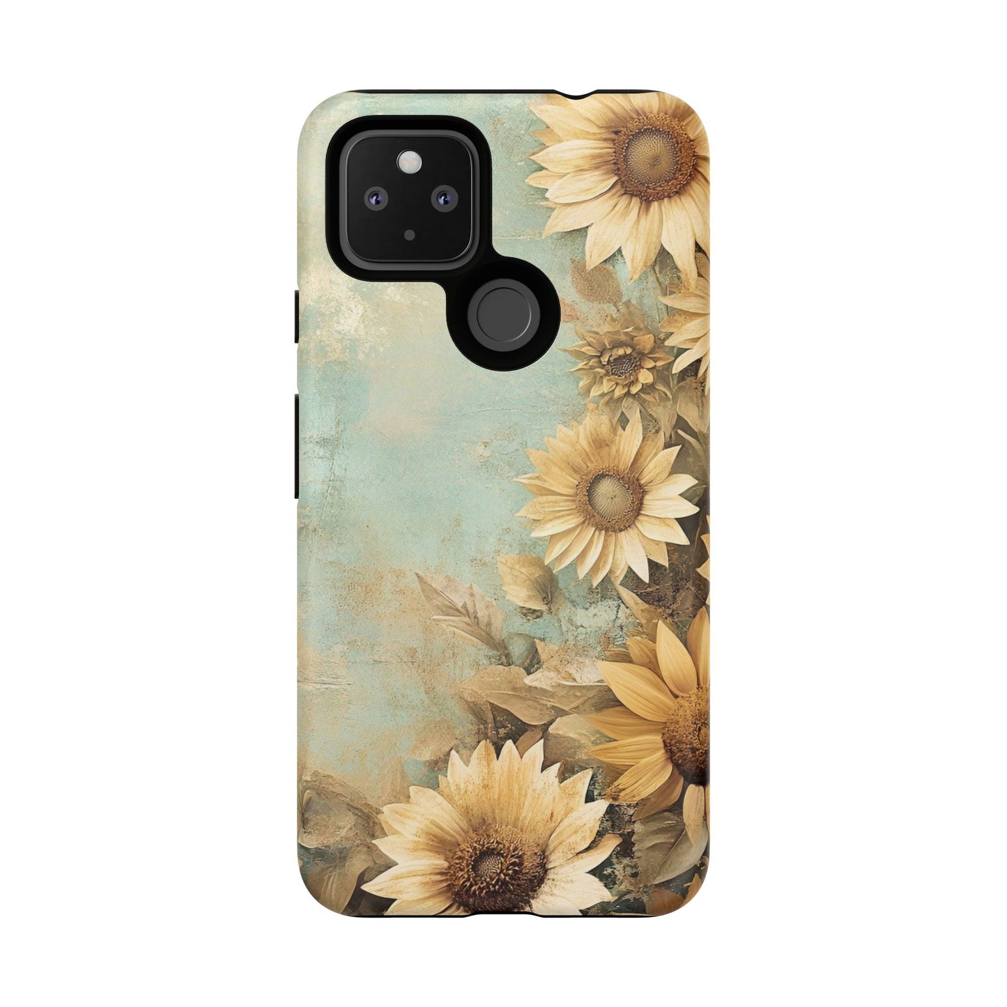 Sunflower Phone Case, Tough Shell Floral Cover, Nature Inspired Gift, Durable Protective Case, Perfect for Spring and Summer