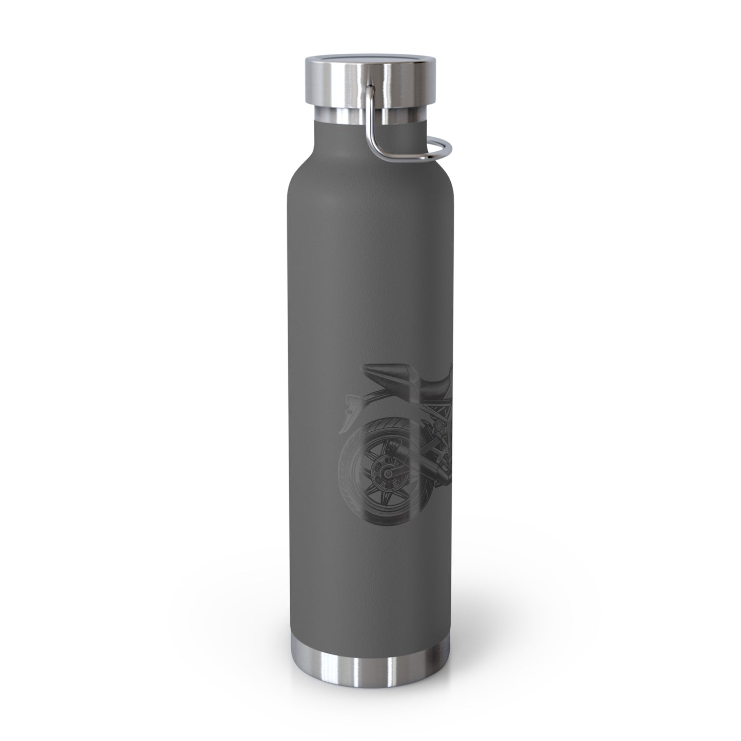 Motorcycle Insulated Water Bottle, Adventure Gift, Biker Mug, Fitness Bottle, Outdoor Hydration