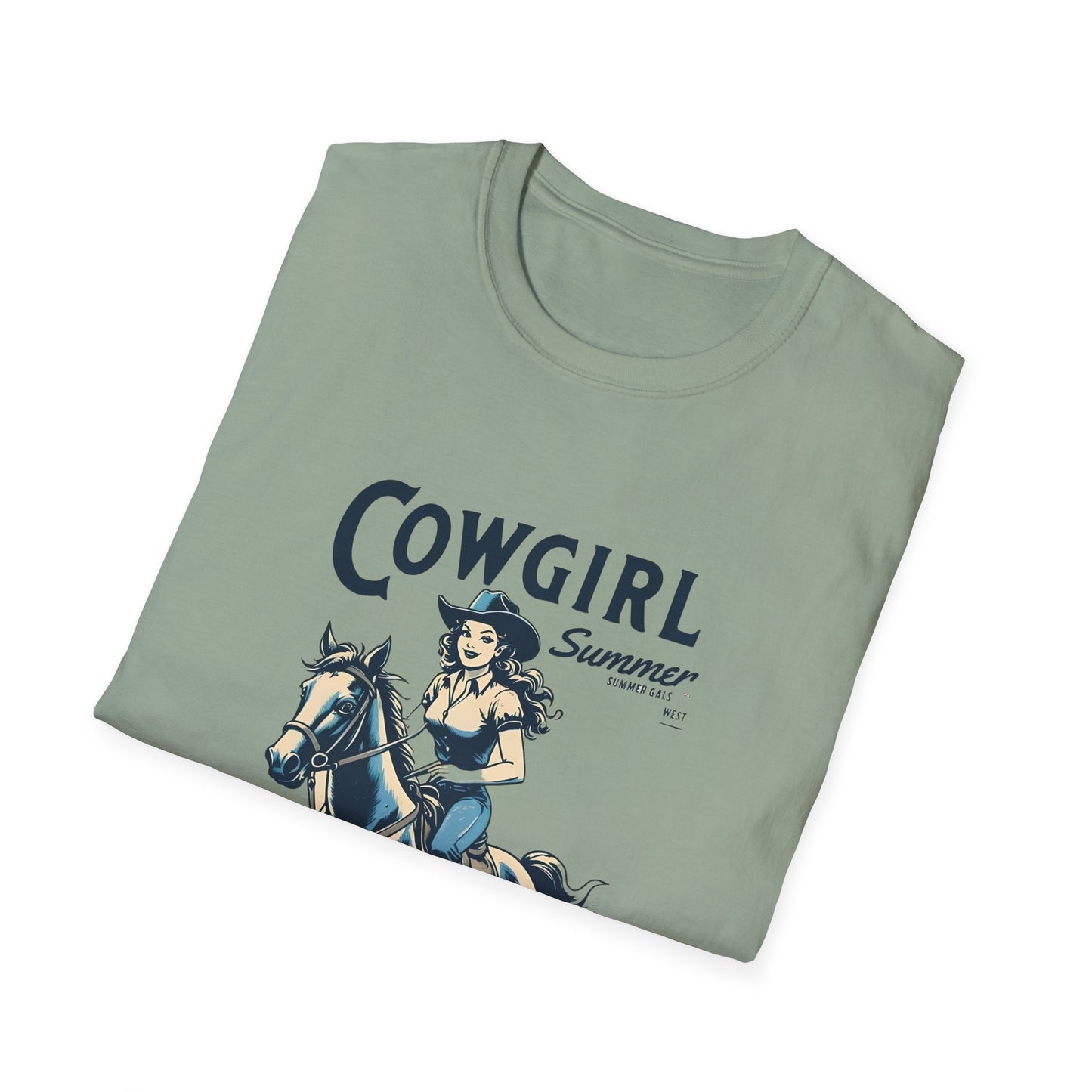Cowgirl Summer Soft style T-Shirt for Horse Lovers