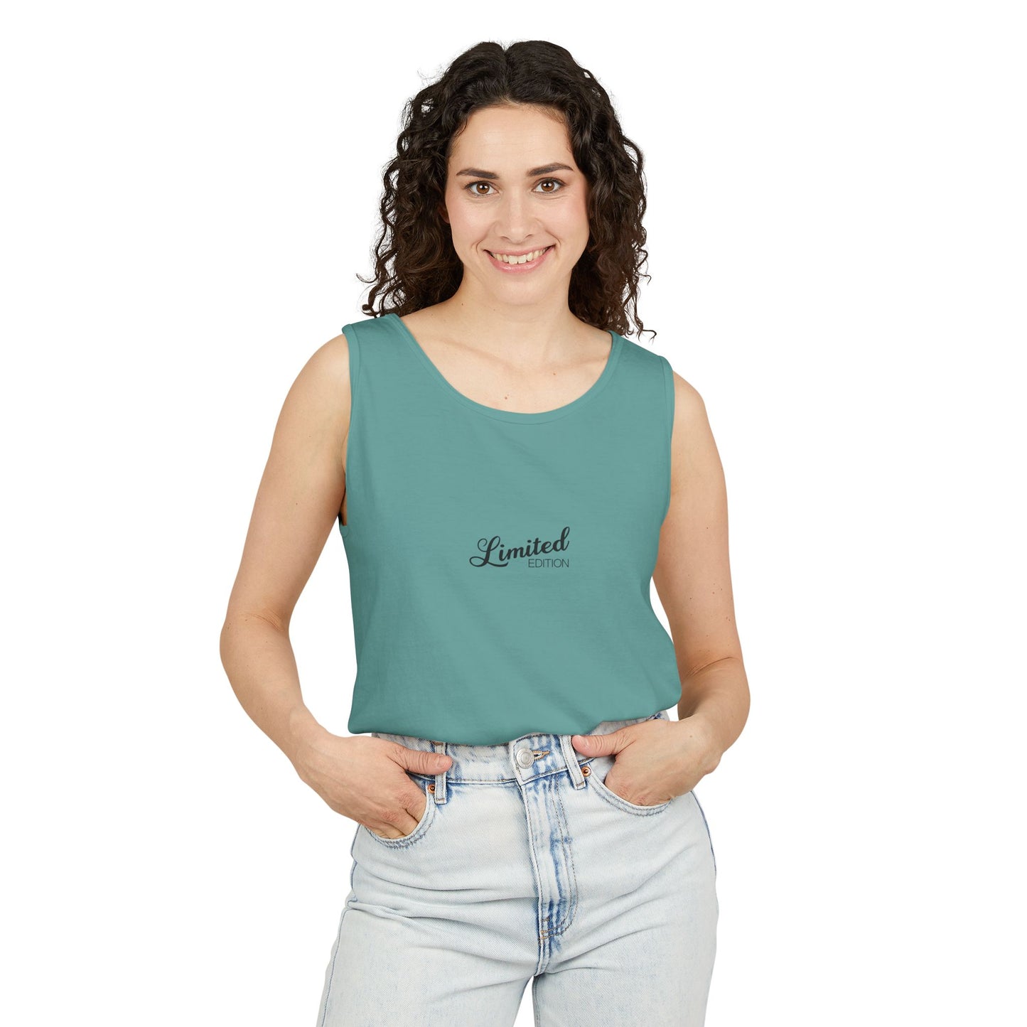 Limited Edition Unisex Garment-Dyed Tank Top, Summer Fashion, Beachwear, Gift for Him & Her, Casual Style, Relaxed Fit
