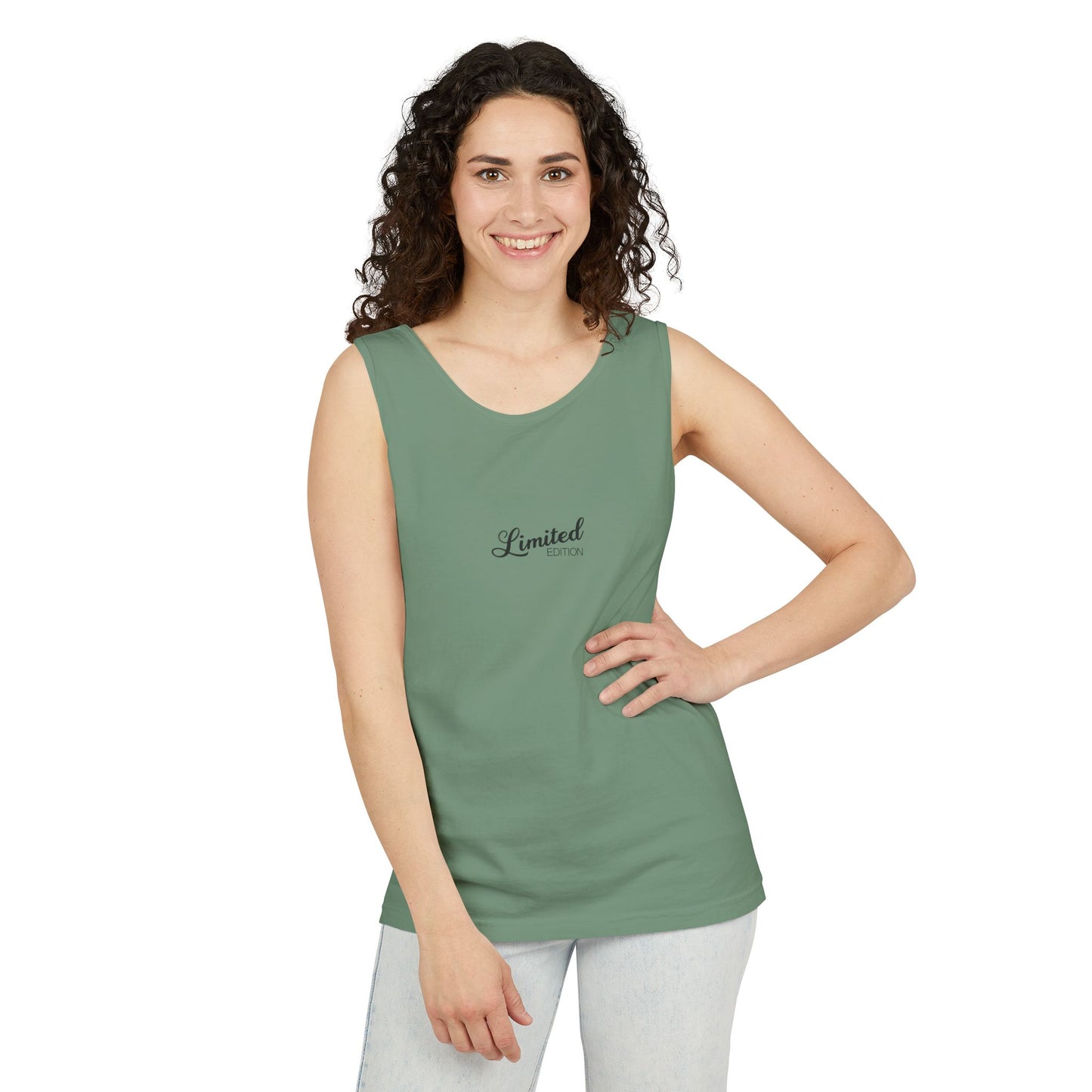 Limited Edition Unisex Garment-Dyed Tank Top, Summer Fashion, Beachwear, Gift for Him & Her, Casual Style, Relaxed Fit