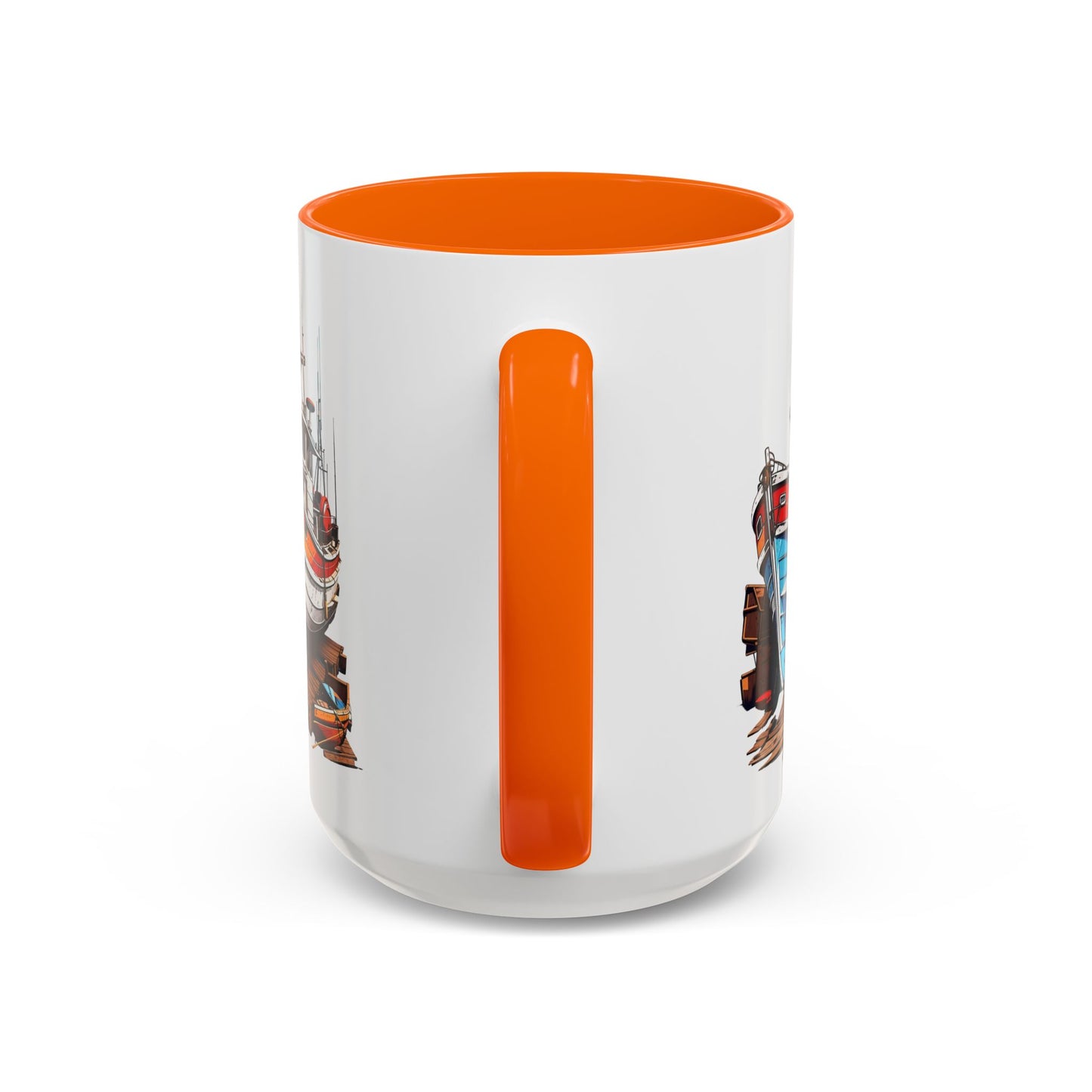Nautical Accent Coffee Mug | Perfect for Boat Lovers, Sailor Gifts, Coastal Decor, Unique Gift Idea, Custom Artwork Mug