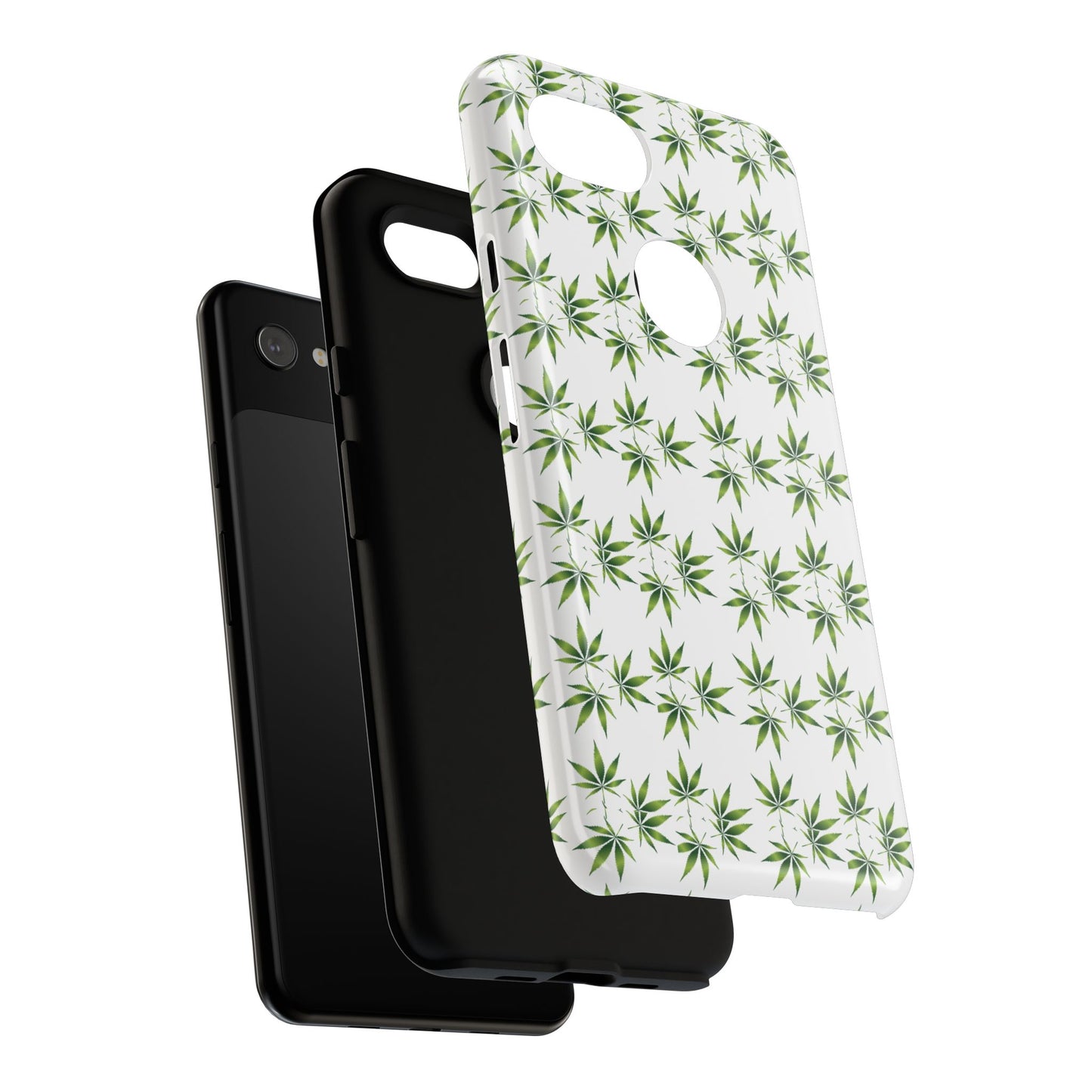 Stylish Phone Case with Cannabis Leaf Design, Durable Phone Cover, Gift for Stoner Friends, Unique Phone Accessory, Nature-Inspired Design