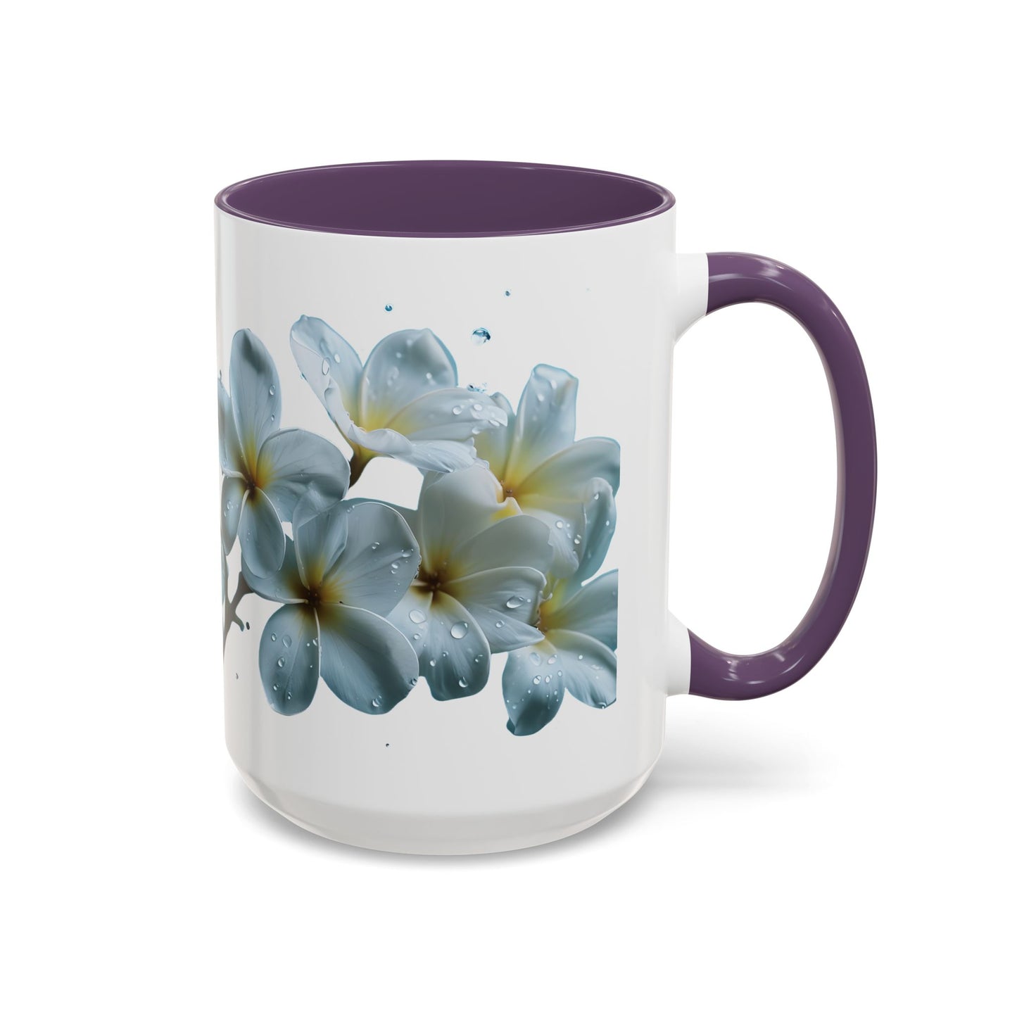 Floral Accent Coffee Mug