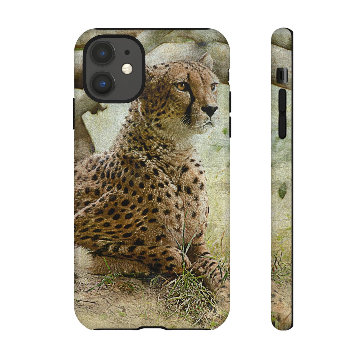 Cheetah Phone Case, Tough Cases, Animal Lover Gift, Wildlife Protection, Eco-Friendly Mobile Cover, Unique Phone Accessory