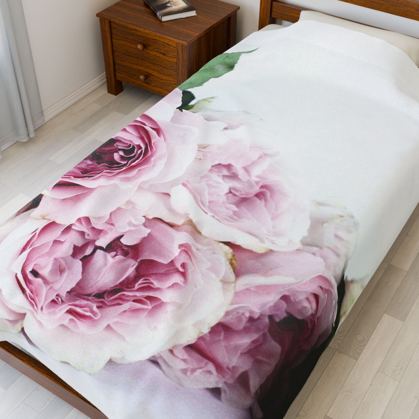 Copy of Cozy Velveteen Plush Blanket | Soft Throw for Home, Decorative Comforter, Gift for Anniversary, Winter Luxe Decor, Bedding Accessory