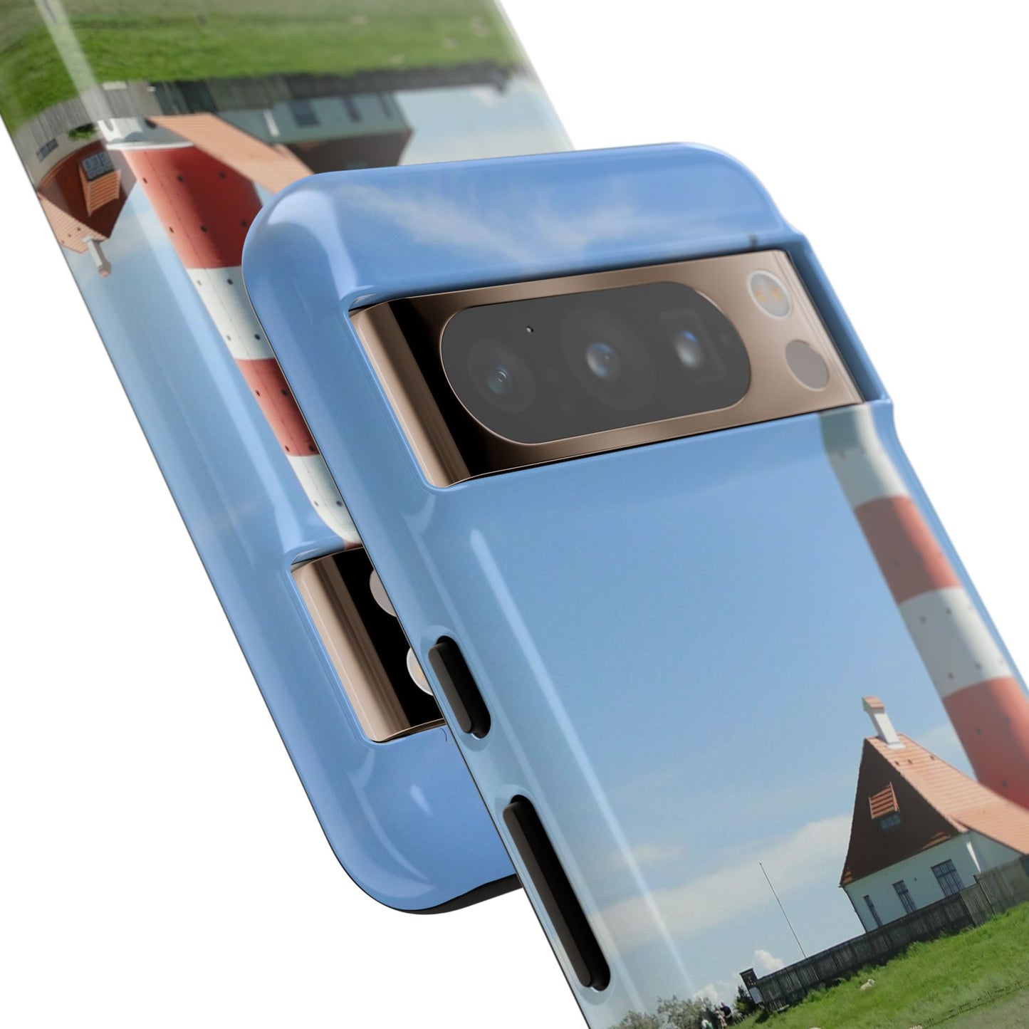 Lighthouse Phone Case - Coastal Vibes, Nautical Gift, Ocean Lover Accessory, Beach Aesthetic, Customizable Design