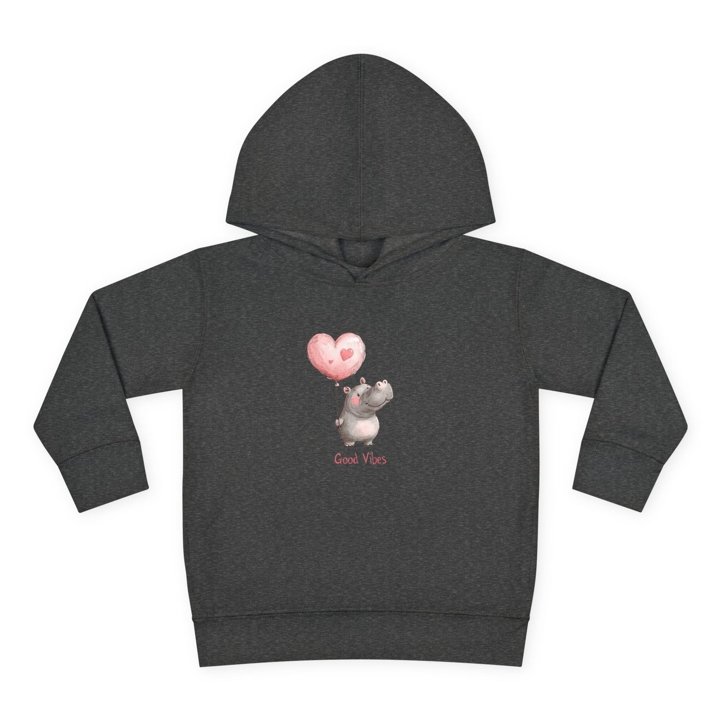 Good Vibes Toddler Hoodie, Cute Kids Pullover, Fleece Jacket, Fun Gifts for Toddlers, Baby Shower Present, Birthday Outfit