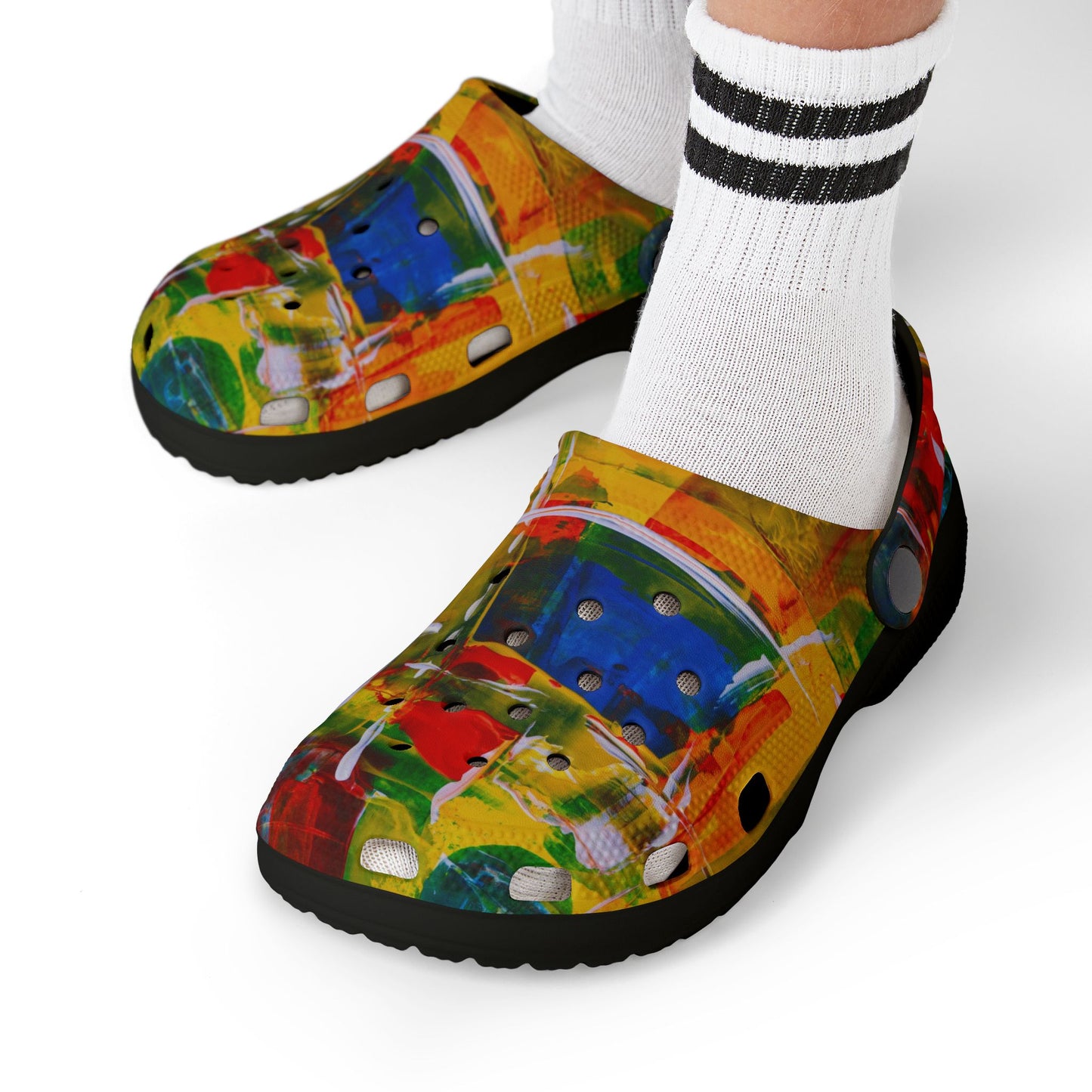 Colorful Kid's EVA Foam Clogs, Comfy Summer Footwear, Fun Accessories for Kids, Great for Playdates, Holidays & Vacations