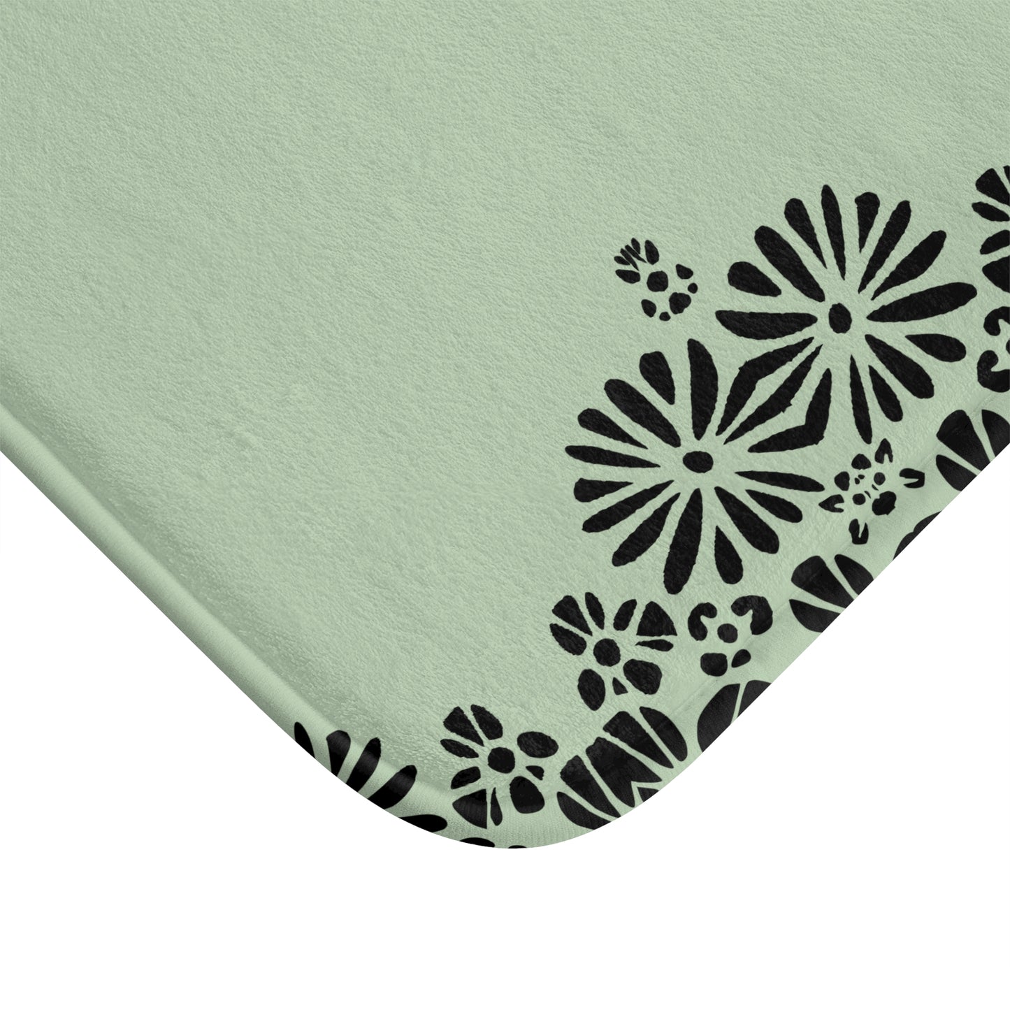 Floral Elegance Bath Mat - Chic Bathroom Decor, Home Spa Essentials, Gift for Her, Modern Design, Cozy Comfort
