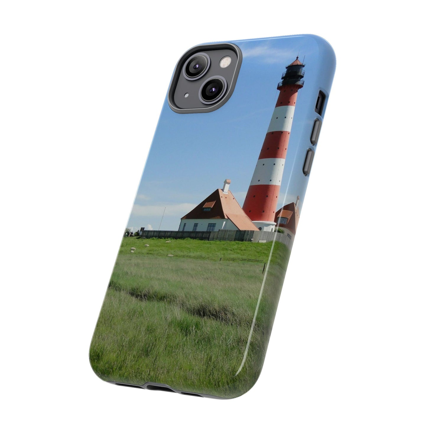 Lighthouse Phone Case - Coastal Vibes, Nautical Gift, Ocean Lover Accessory, Beach Aesthetic, Customizable Design
