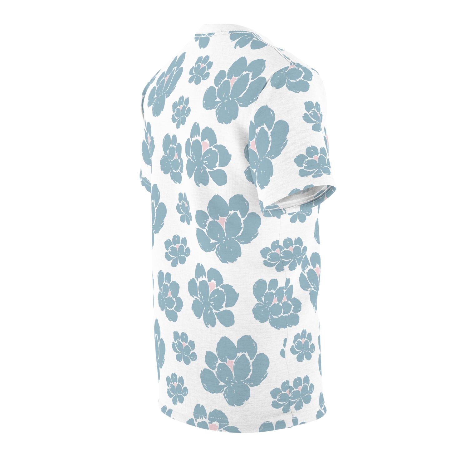 Floral Unisex Cut & Sew Tee: Breezy, Stylish, Casual Wear, Perfect for Spring & Summer, Gift for Nature Lovers, Everyday Comfort Tee