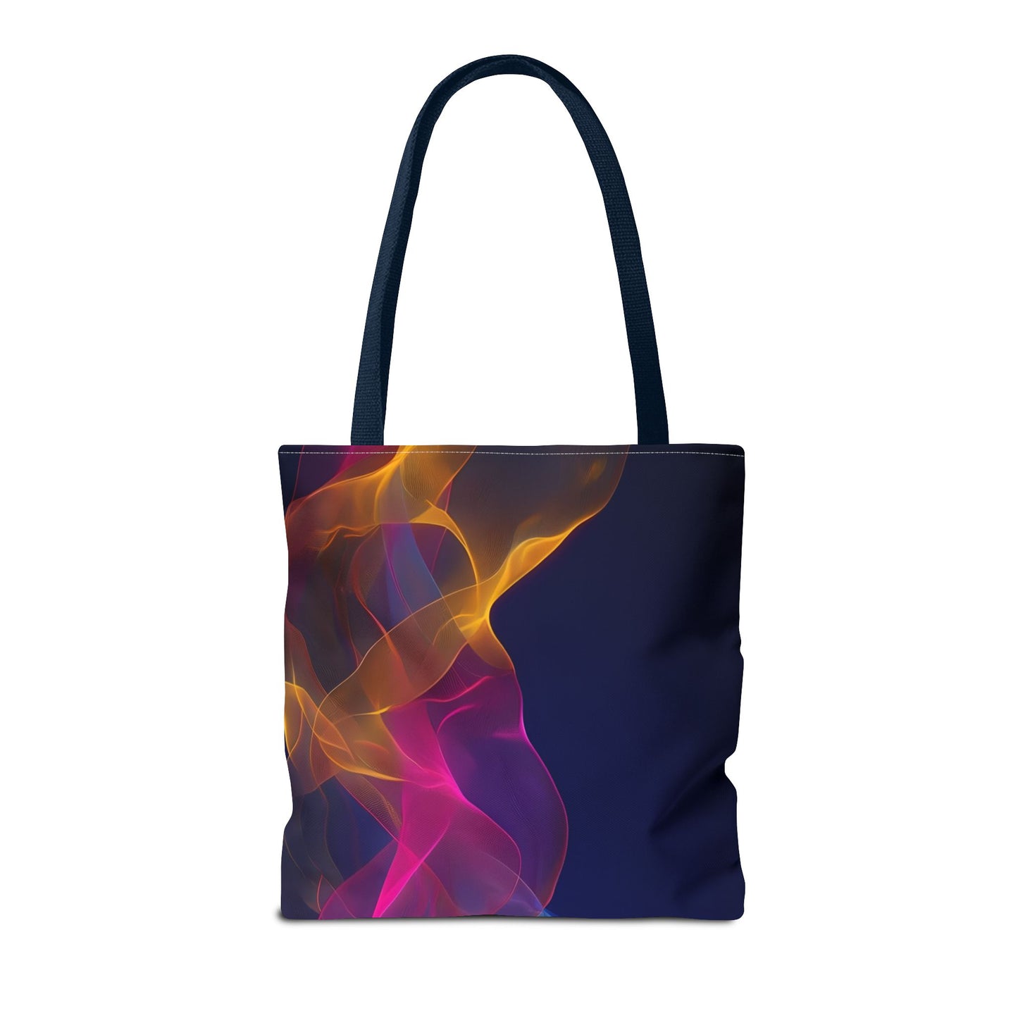Colorful Abstract Tote Bag, Stylish Shopping Bag, Reusable Groceries Bag