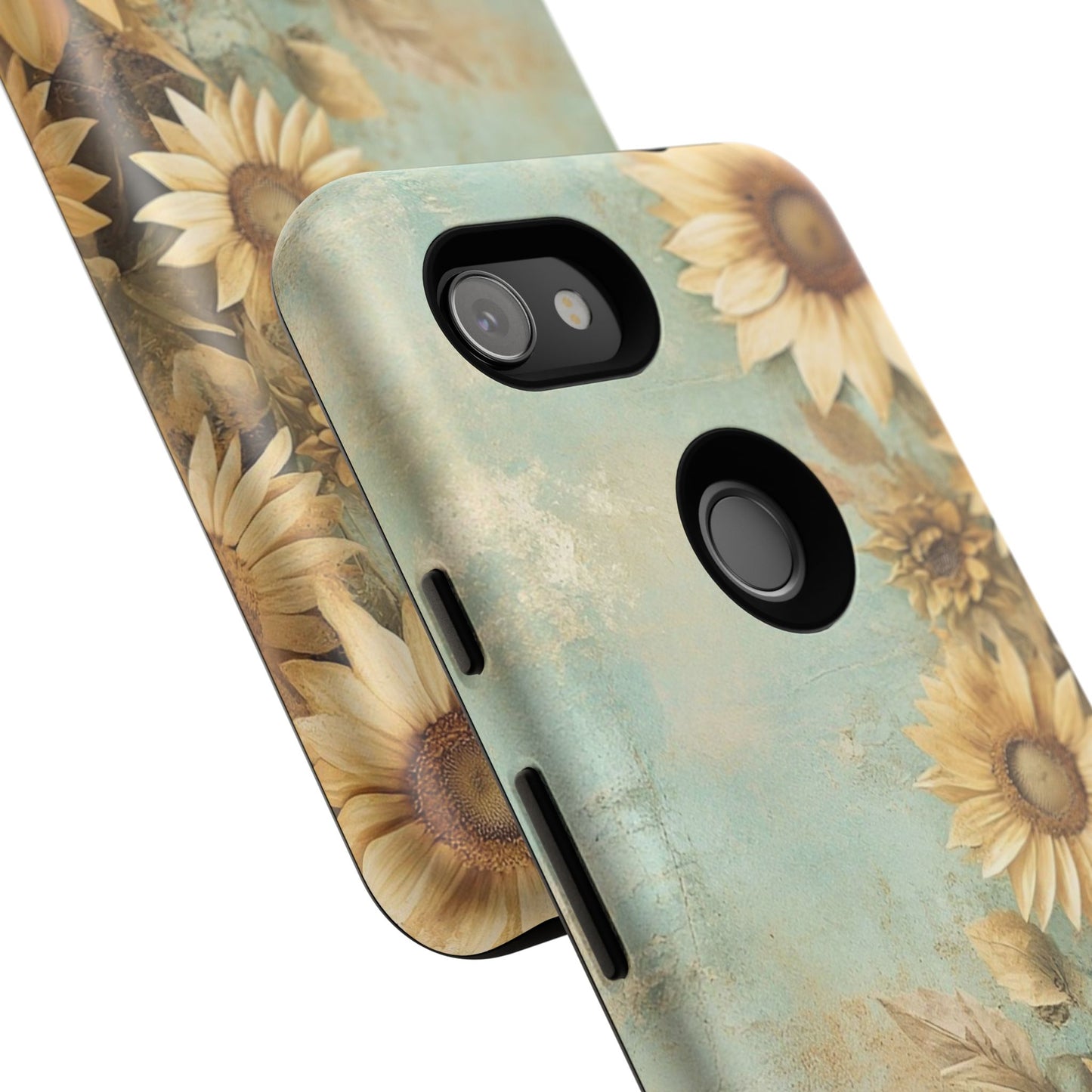 Sunflower Phone Case, Tough Shell Floral Cover, Nature Inspired Gift, Durable Protective Case, Perfect for Spring and Summer