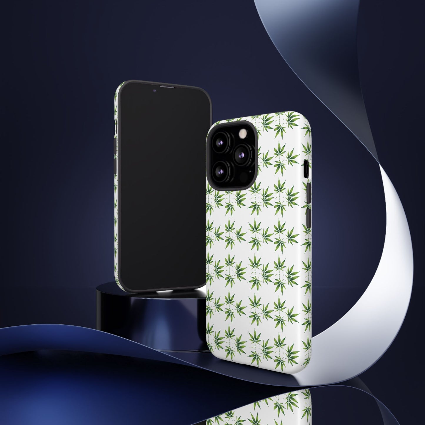 Stylish Phone Case with Cannabis Leaf Design, Durable Phone Cover, Gift for Stoner Friends, Unique Phone Accessory, Nature-Inspired Design