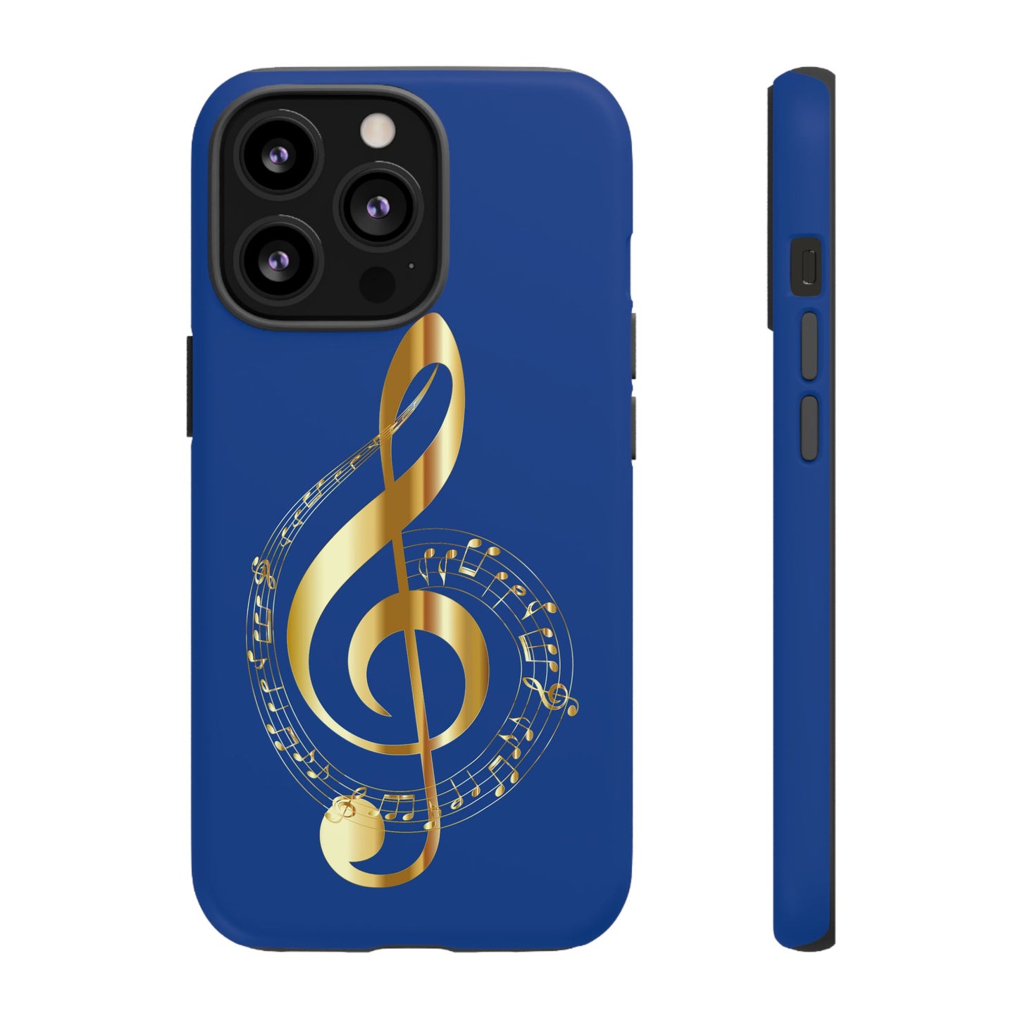 Tough Cases Blue and Gold Musical Note