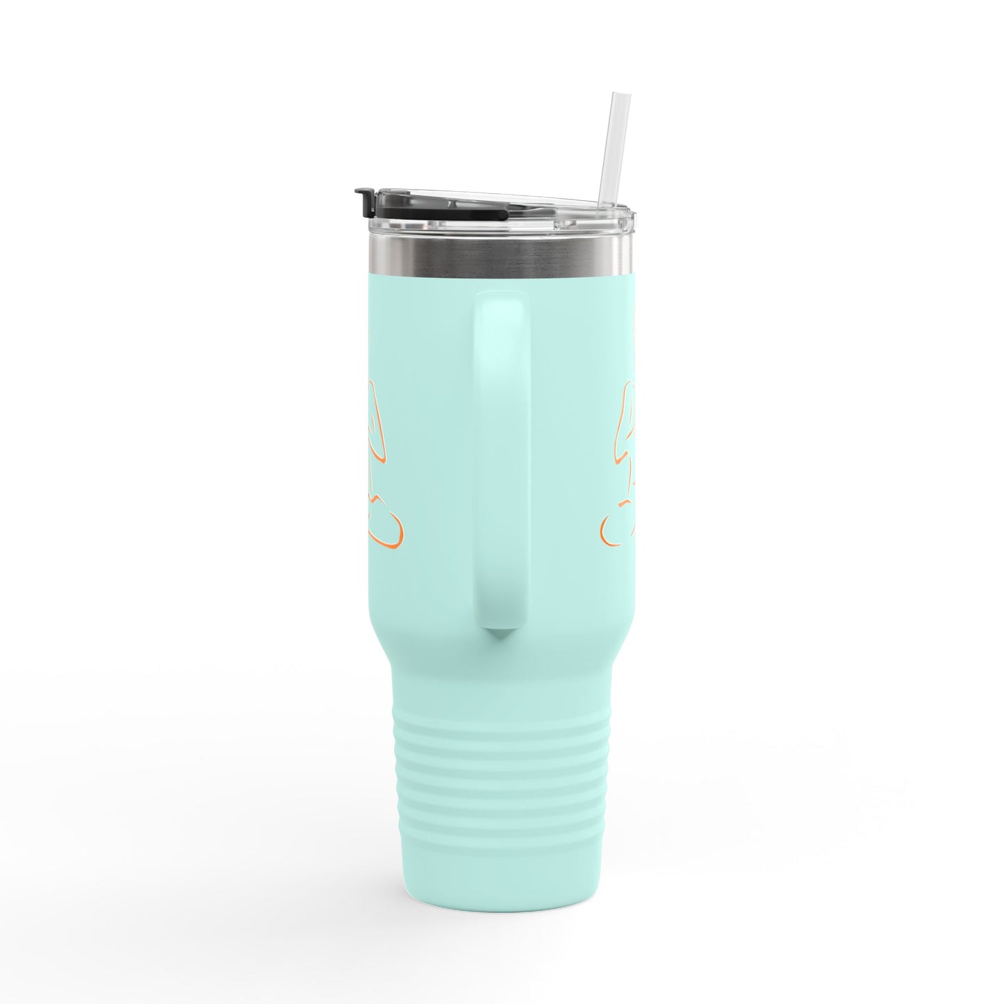 Mindful Travel Mug, Zen Coffee Cup, 40oz Insulated Flask, Inspirational Drinkware, Yoga Gift, Eco-Friendly Travel Tumbler