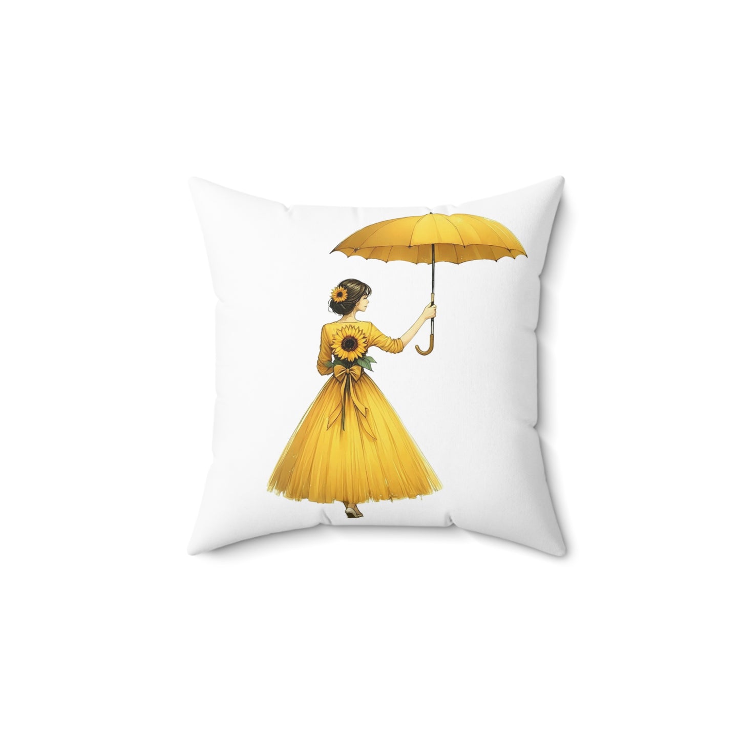 Spun Polyester Square Pillow