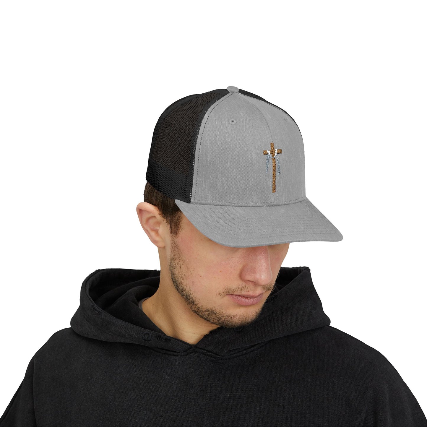 Elegant Faith Snapback Trucker Cap - Faith Hat, Religious Cap, Inspirational Gift, Christian Apparel, Trendy Headwear