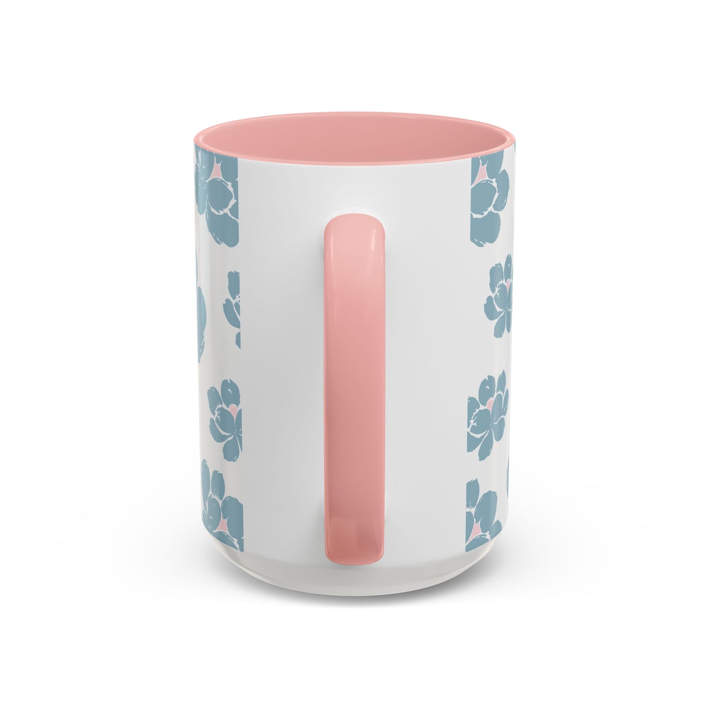 Floral Accent Coffee Mug - Elegant Drinkware, Perfect Gift for Her, Home Decor, Mother's Day, Birthday, Coffee Lovers