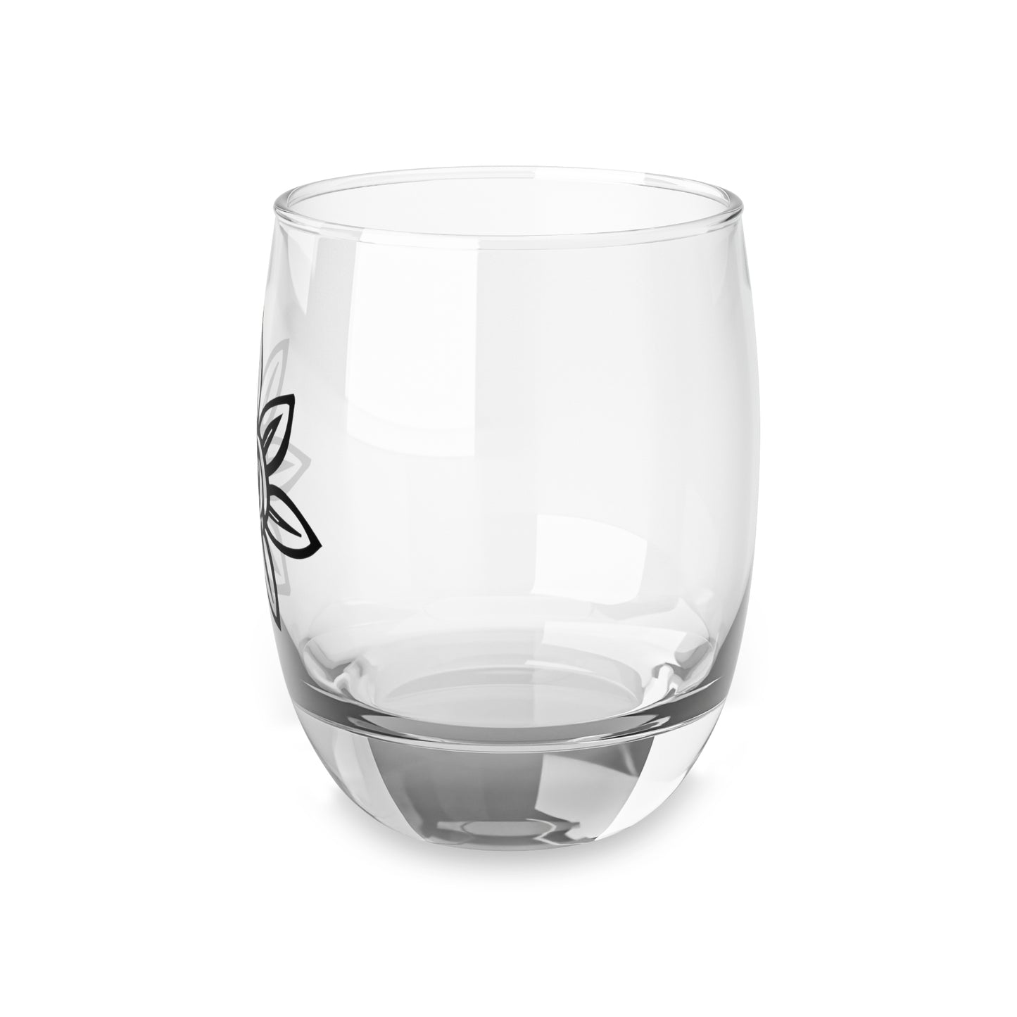 Elegant Floral Whiskey Glass | Perfect Gift for Whiskey Lovers, Barware, Home Decor, Anniversary, Wedding