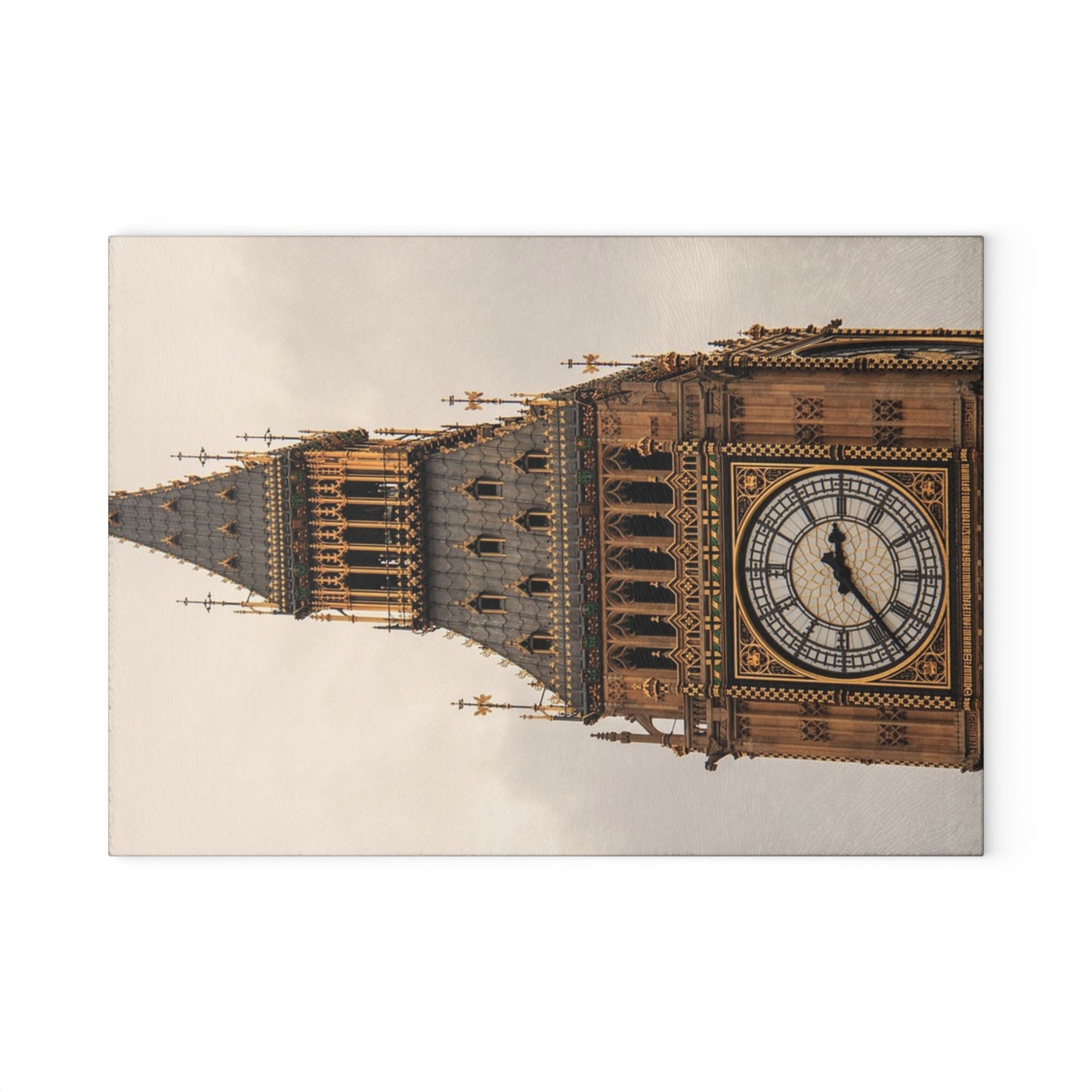 Big Ben Glass Cutting Board, Unique Kitchen Decor, Chef Gift, Housewarming Essentials, London Themed Kitchenware