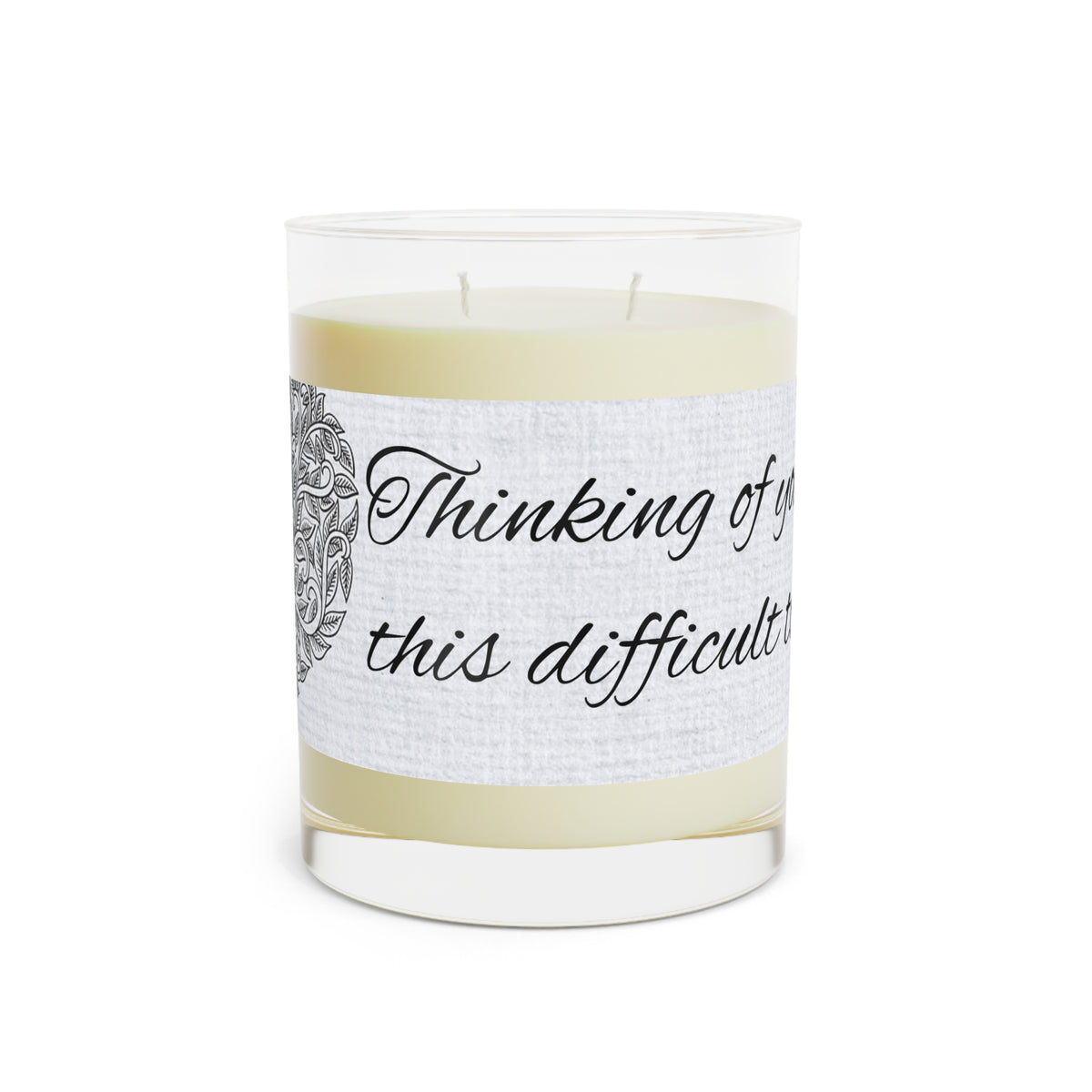 Sympathy Scented Candle, Double Wick Candle for Comfort, Gift for Bereavement, Relaxing Home Decor, Thoughtful Condolence Gift