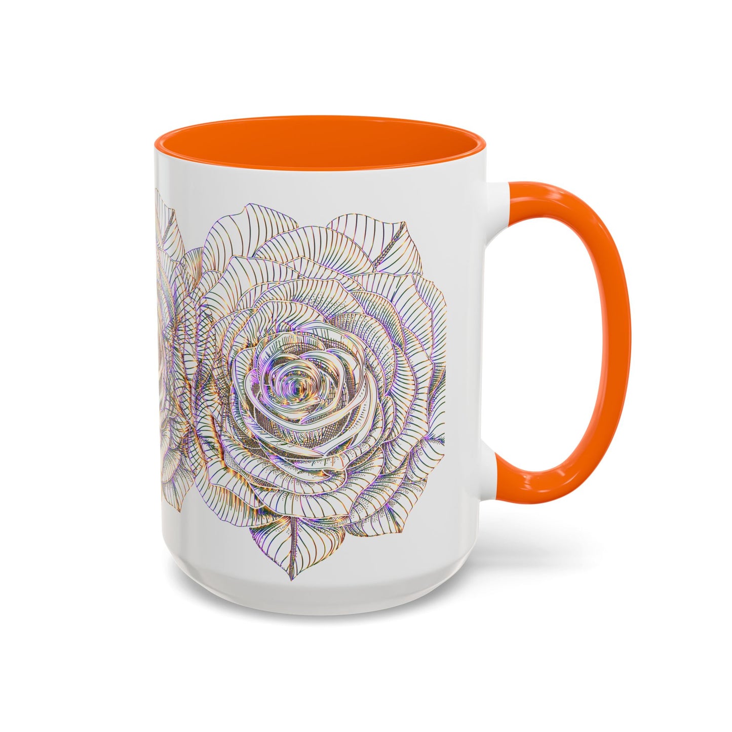 Holographic Floral Coffee Mug - Perfect Gift for Plant Lovers, Home Decor, Tea & Coffee Lovers, Mother's Day, Birthdays