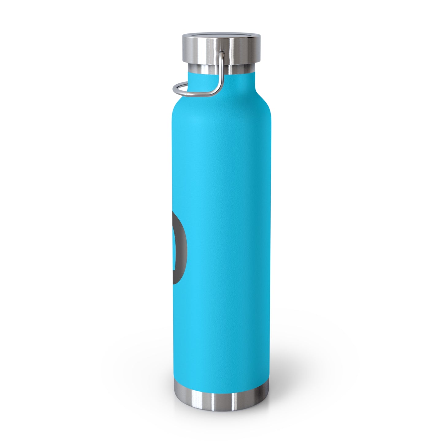 Personalized Copper Insulated Water Bottle, 22oz - "D" Custom Monogram, Travel Mug, Fitness Bottle, Hydration Gift, Eco-Friendly