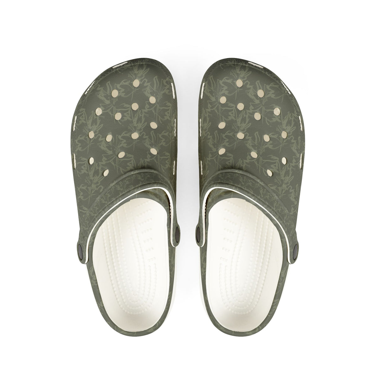 Olive Camouflage EVA Foam Clogs – Lightweight Garden & Casual Slip-On Shoes
