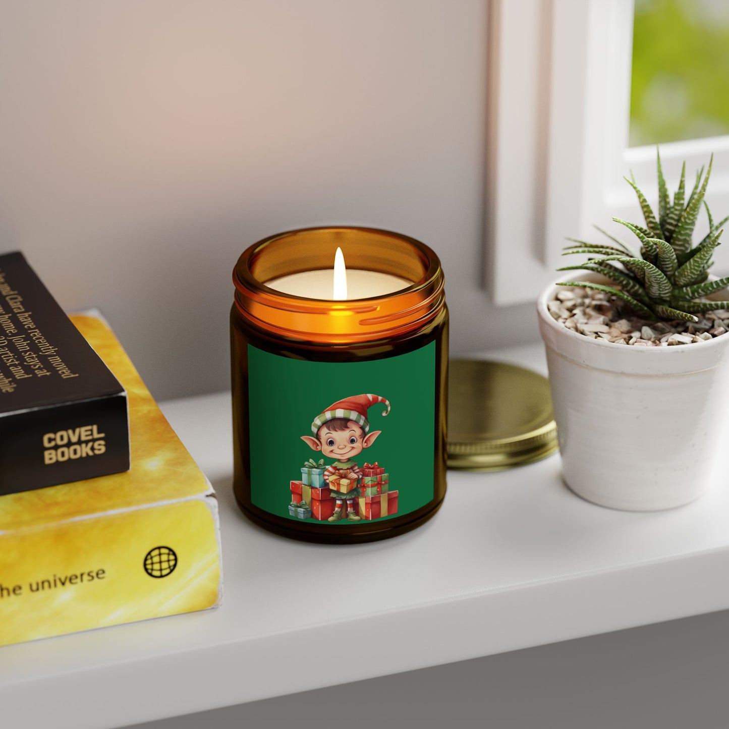 Elf-Themed Scented Candles - Holiday Cheer, Christmas Gift, Home Decor, Cozy Vibes, Aromatherapy