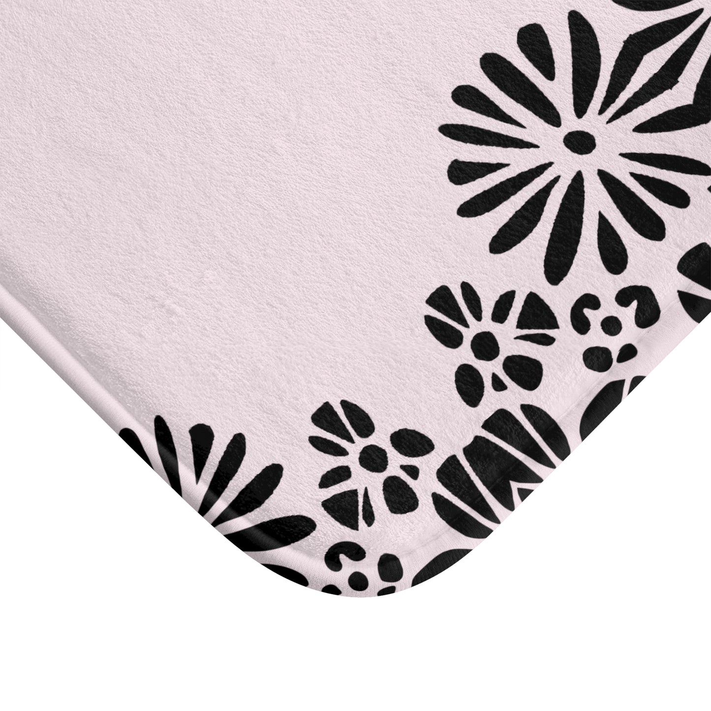 Floral Elegance Bath Mat - Chic Bathroom Decor, Home Spa Essentials, Gift for Her, Modern Design, Cozy Comfort