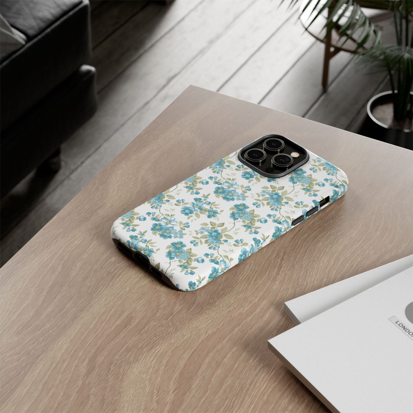 Floral Phone Case - Tough Cases, Durable Phone Cover, Cute Floral Design, Gift for Her, Trendy Phone Accessory, Spring Style