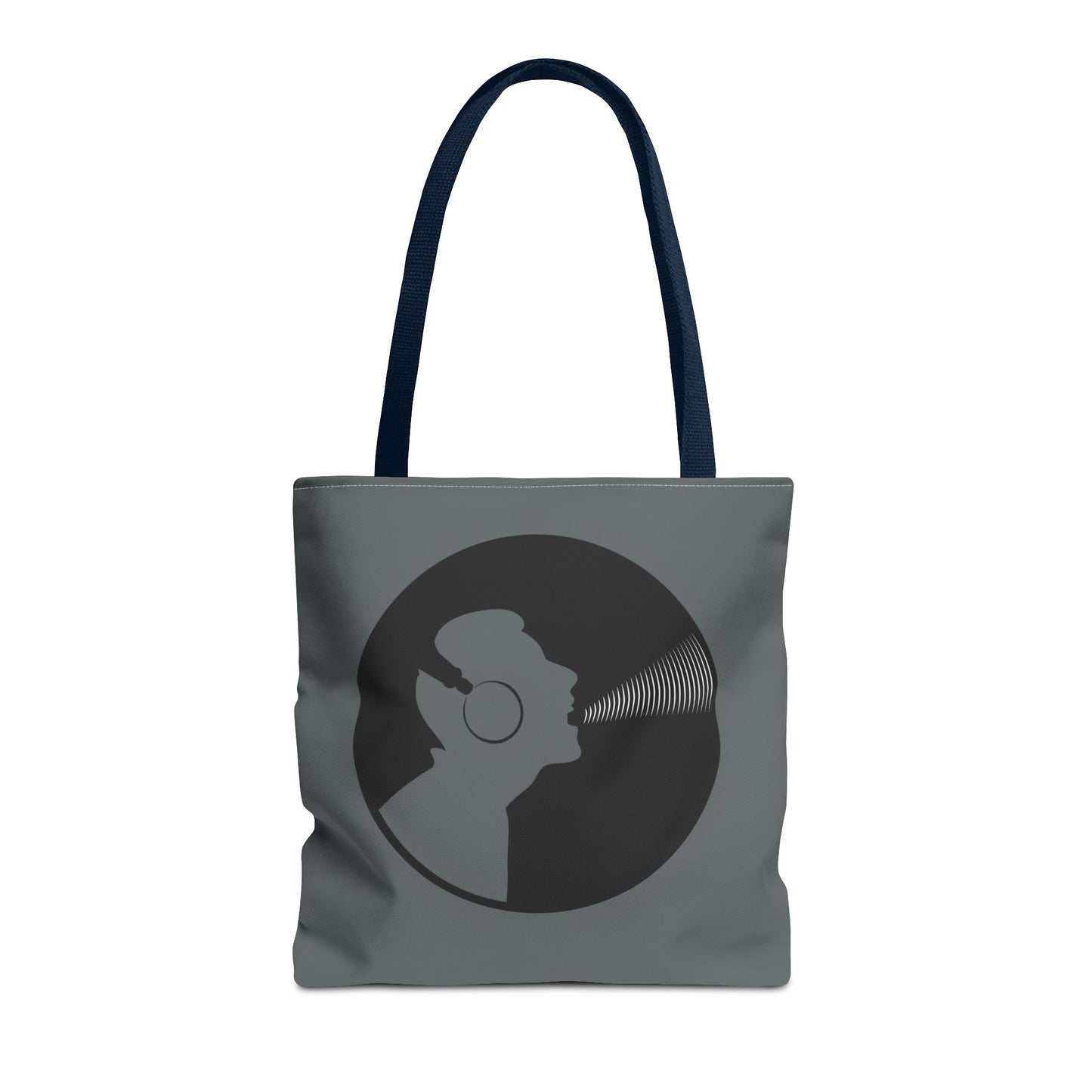 Music Lover's Tote Bag, Stylish Bag for Vinyl Enthusiasts, Gift for Music Lovers, Unique Shopping Tote, Record Player Accessory