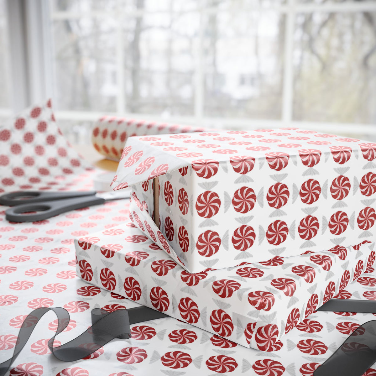 Candy Christmas Festive Wrapping Paper for All Occasions