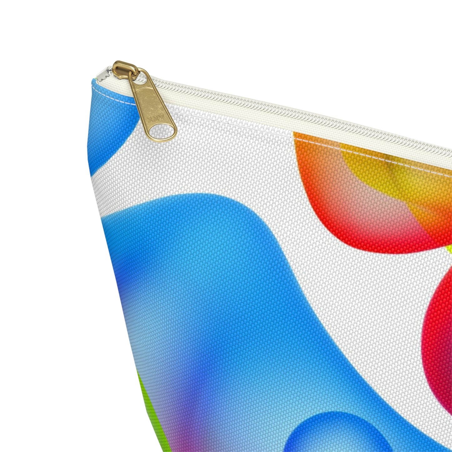 Vibrant Accessory Pouch, Colorful Makeup Bag, Artistic Travel Organizer, Fun Gift for Her, Modern Design Pouch