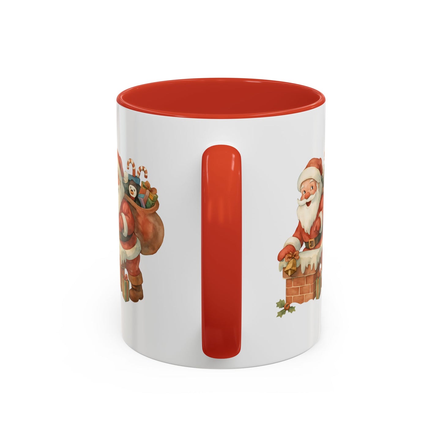 Festive Santa Coffee Mug, Holiday Gift, Christmas Decorations, Cozy Kitchen, Unique Mug, Santa-Themed Drinkware