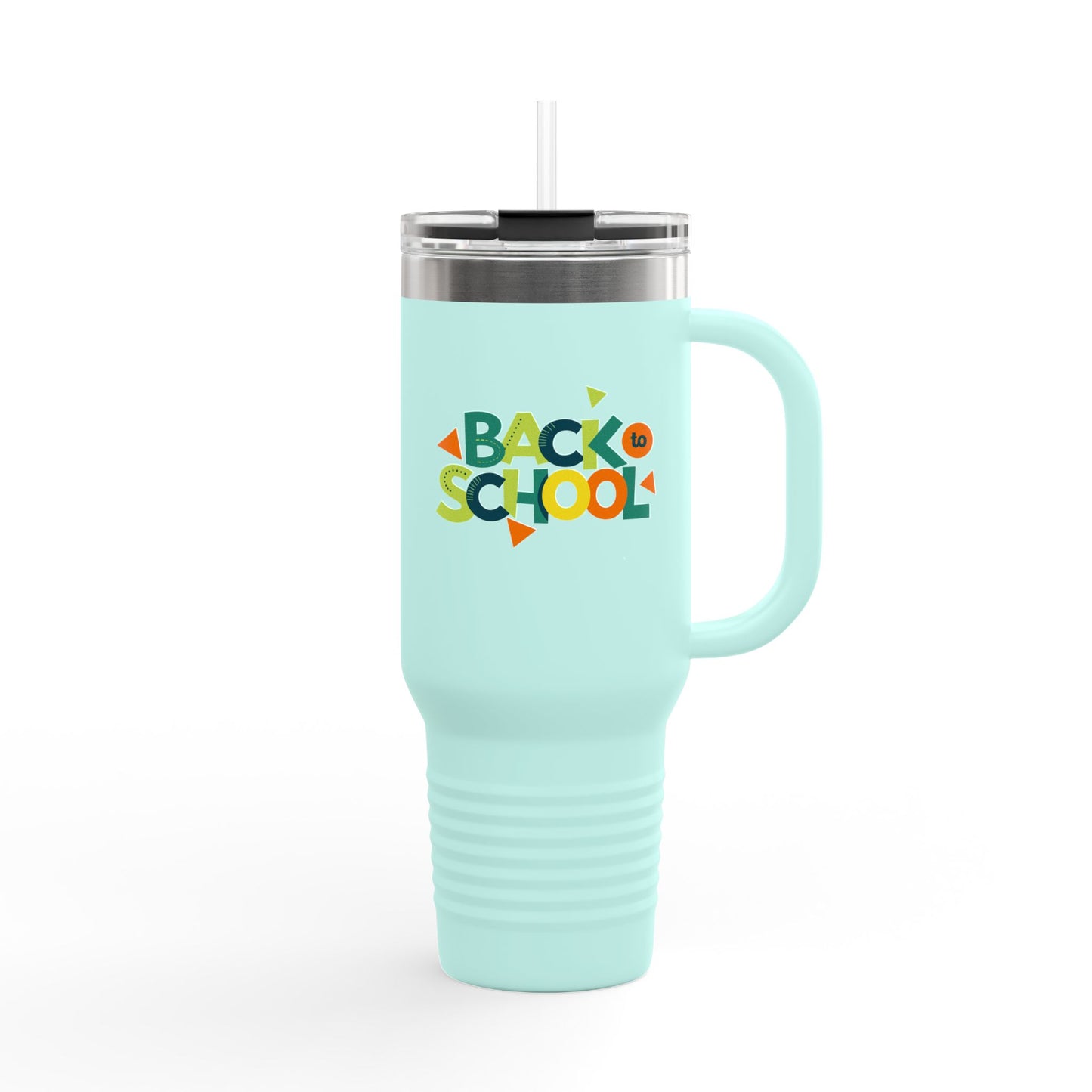 Back to School Insulated Travel Mug | 40oz for Students, Teachers, Perfect Gift, Graduation, Eco-Friendly