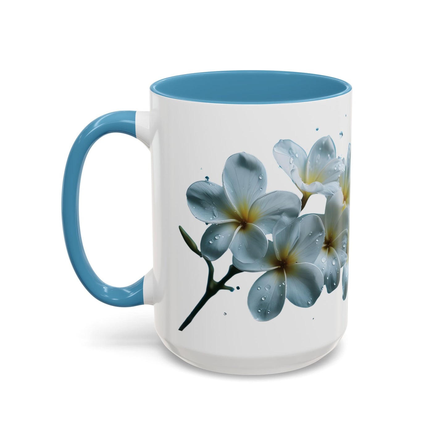 Floral Accent Coffee Mug