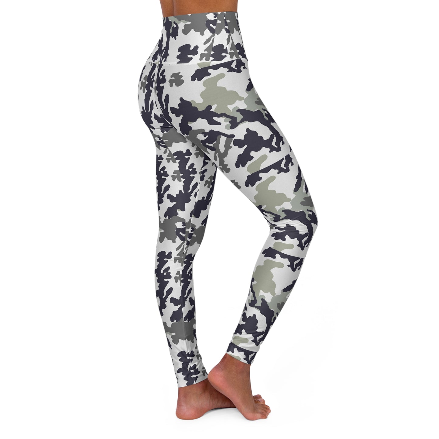 Camo High Waisted Yoga Leggings, Activewear Leggings, Workout Leggings, Fitness Fashion, Trendy Leggings, Travel Wear