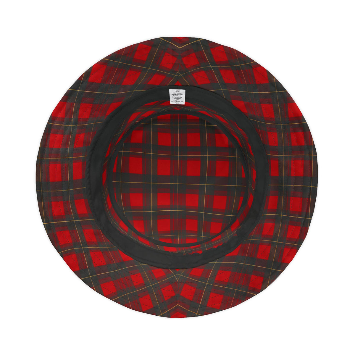 Red Plaid Bucket Hat - Classic Lumberjack Check
