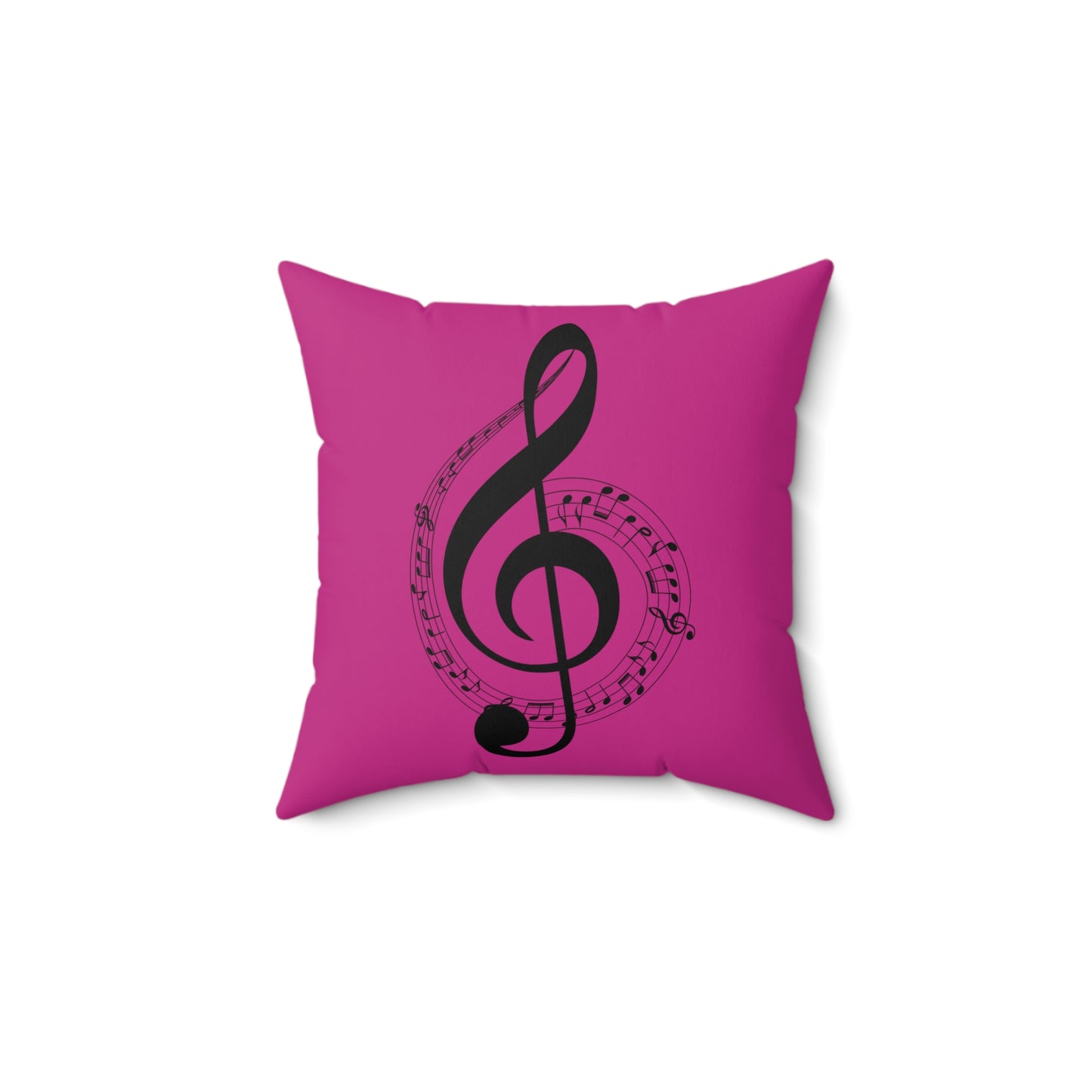 Musical Notes Decorative Pillow, Cozy Home Decor, Gift for Music Lovers, Soft Cushion for Living Room, Fun Accent Pillow