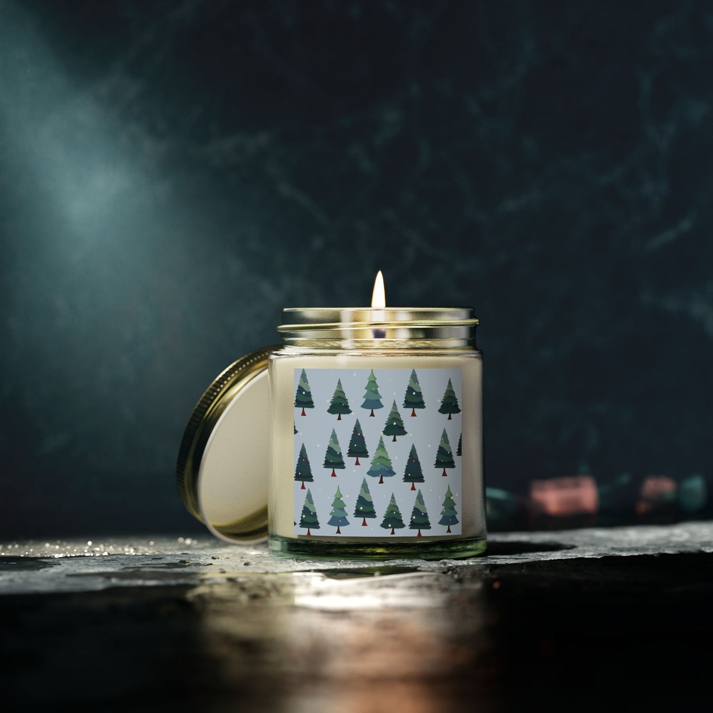 Festive Scented Candles, Holiday Decor, Aromatherapy Gifts, Eco-Friendly Candles, Christmas Candles, Home Fragrance