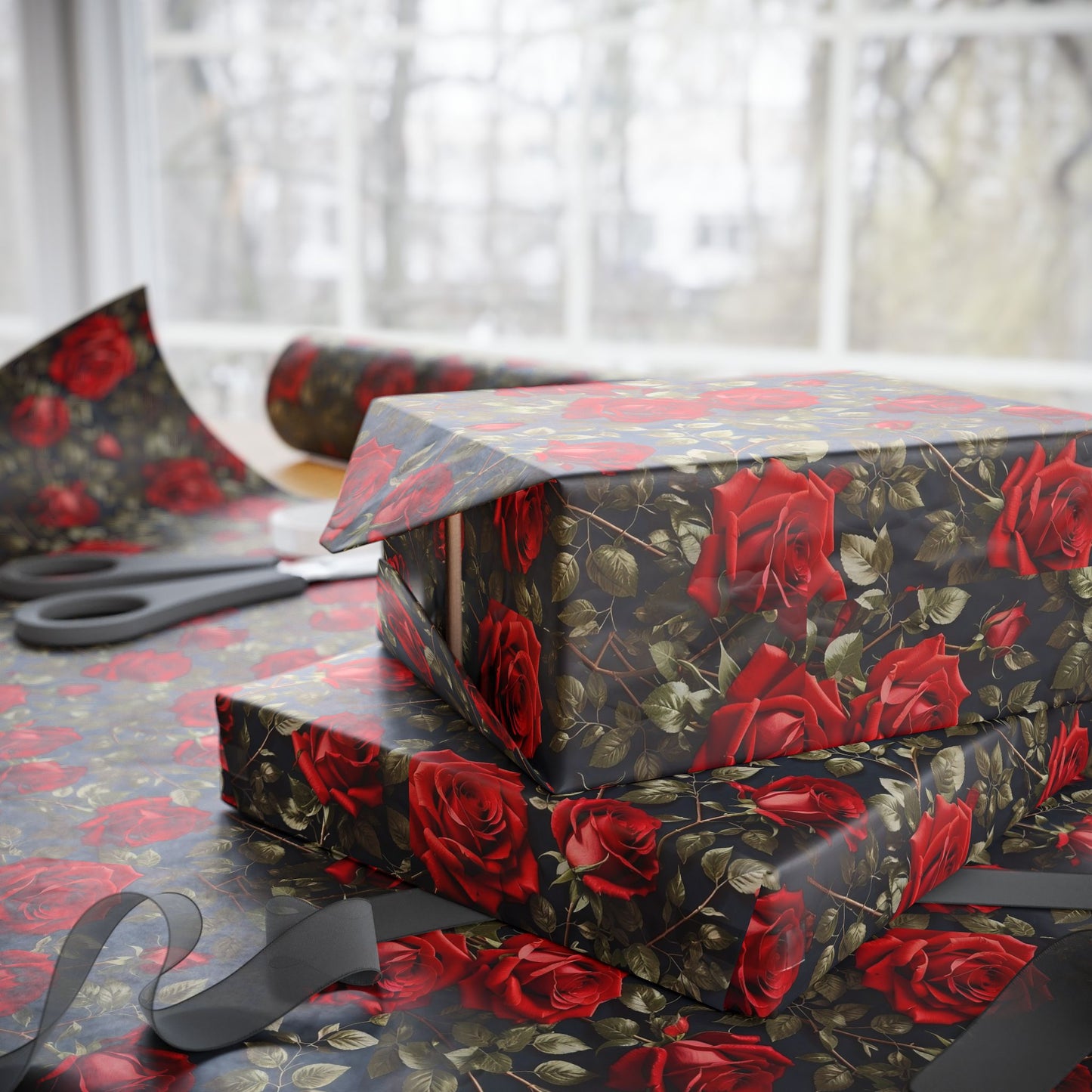 Elegant Floral Wrapping Papers - Premium Gift Wrap for Birthday, Wedding, Christmas, Holidays, Special Occasions